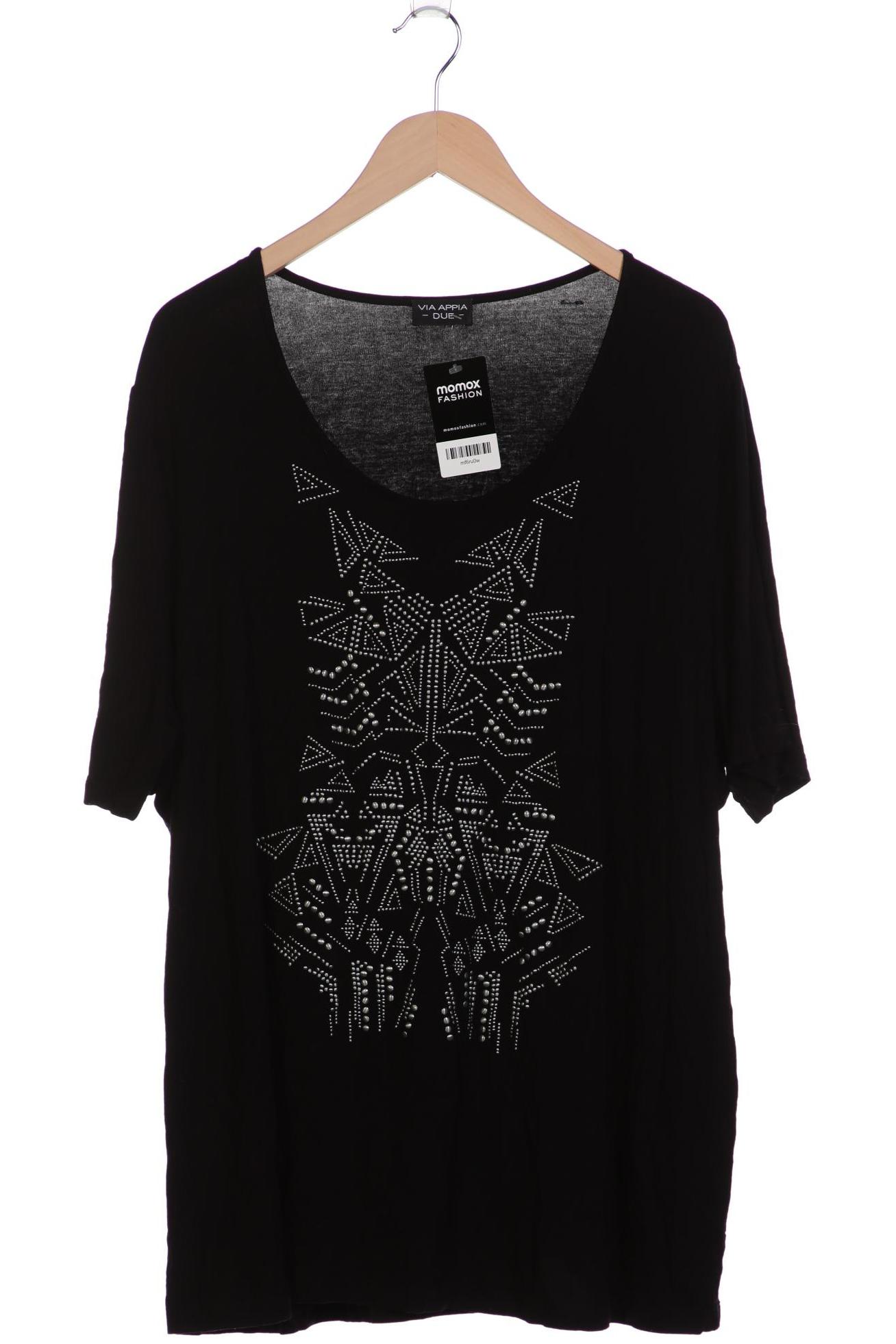 

VIA Appia DUE Damen T-Shirt, schwarz, Gr. 52