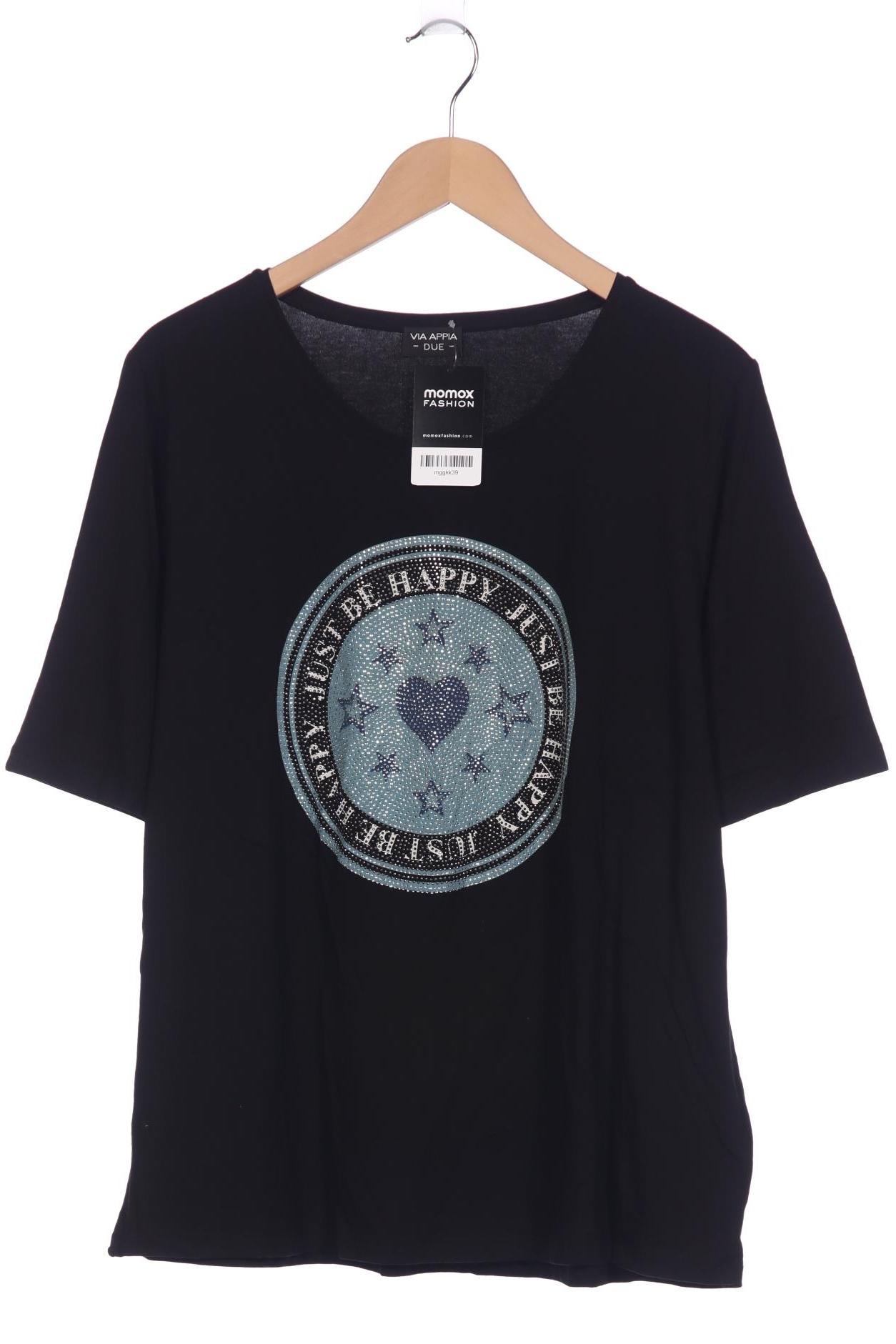

VIA Appia DUE Damen T-Shirt, schwarz, Gr. 46