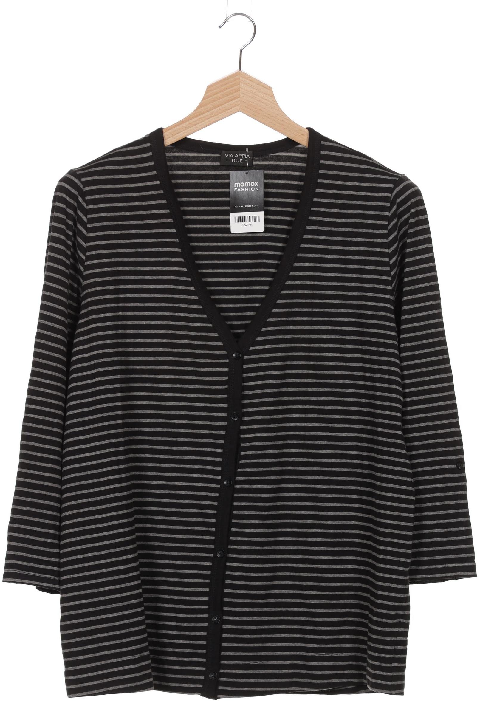 

VIA Appia DUE Damen Strickjacke, schwarz, Gr. 52