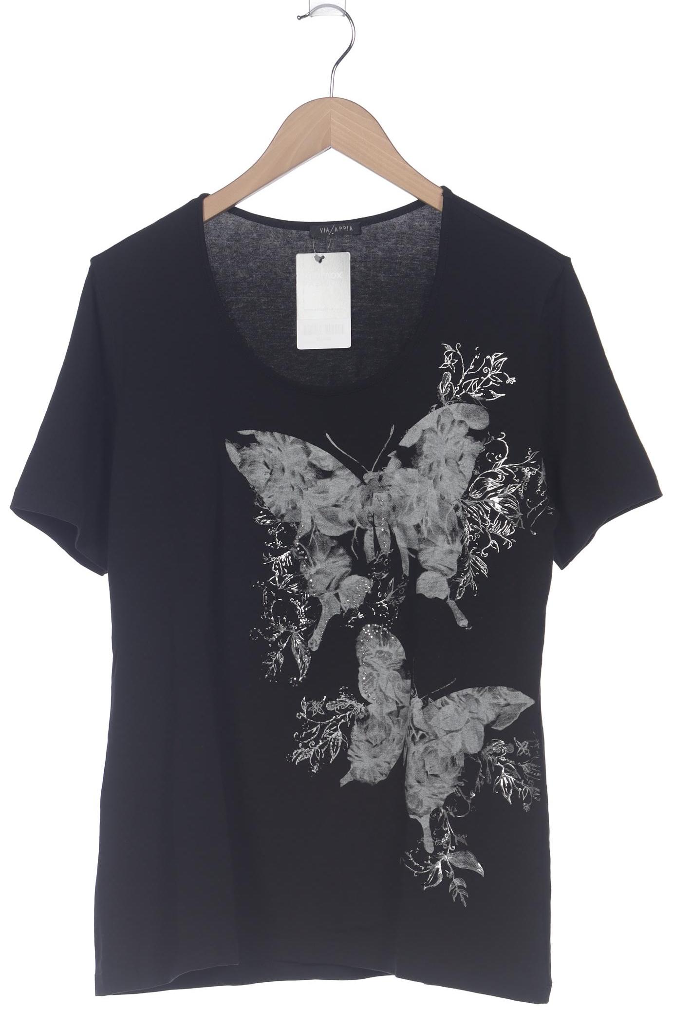 

VIA Appia DUE Damen T-Shirt, schwarz, Gr. 44