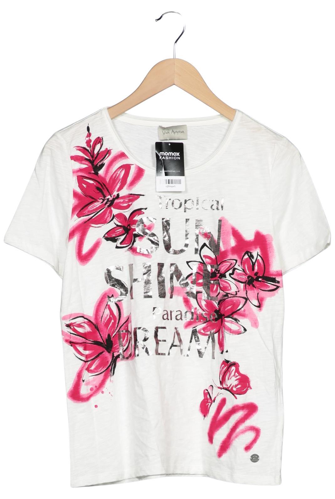 

VIA Appia DUE Damen T-Shirt, weiß, Gr. 38