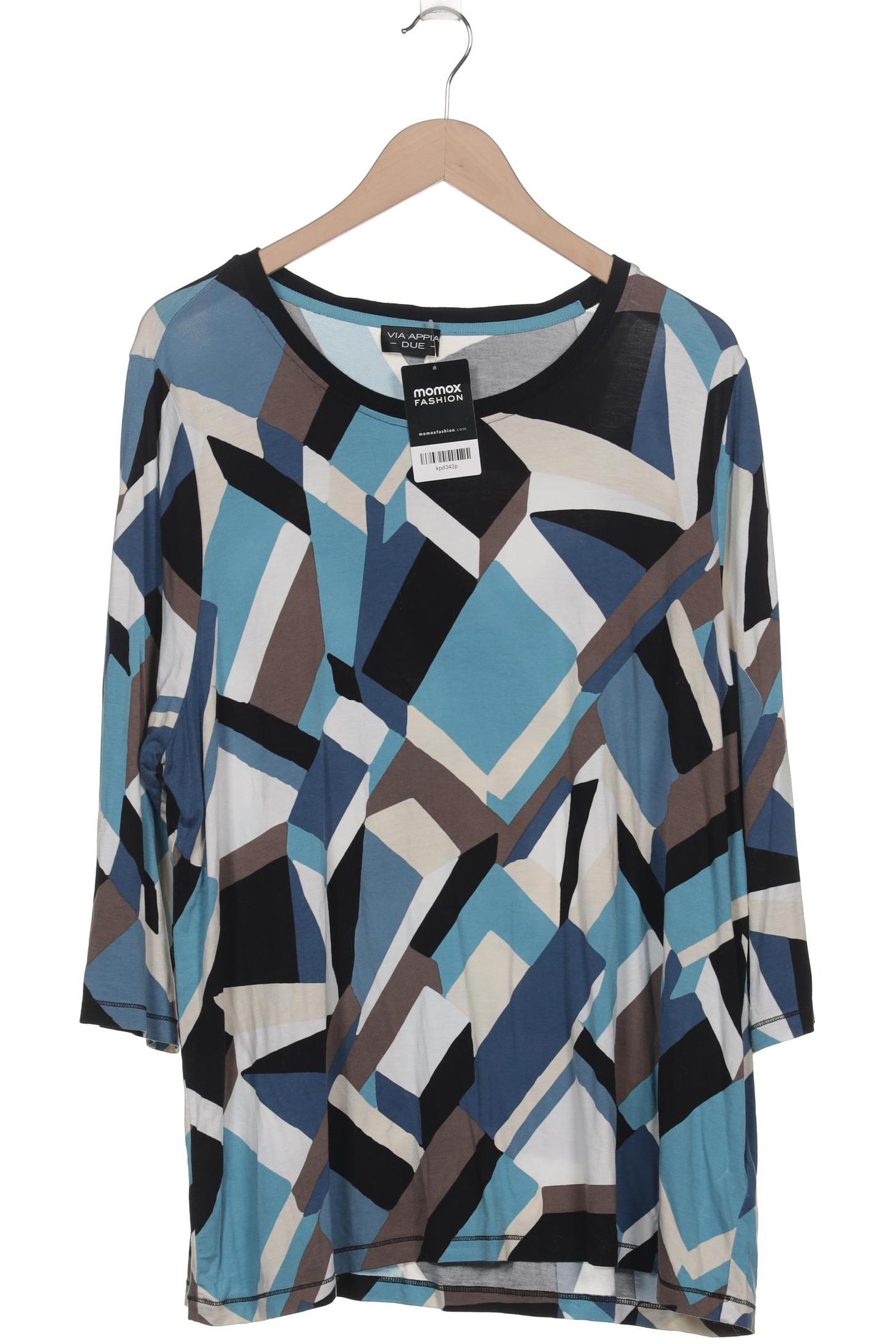 

VIA Appia DUE Damen Langarmshirt, blau, Gr. 50