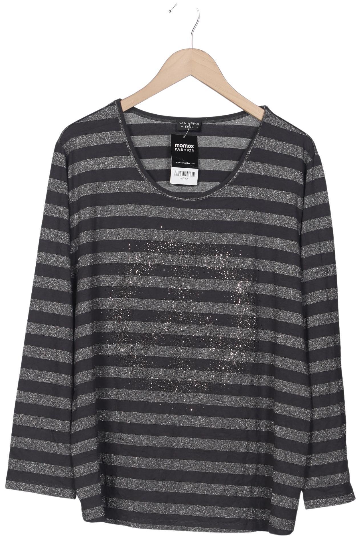 

VIA Appia DUE Damen Langarmshirt, grau, Gr. 50