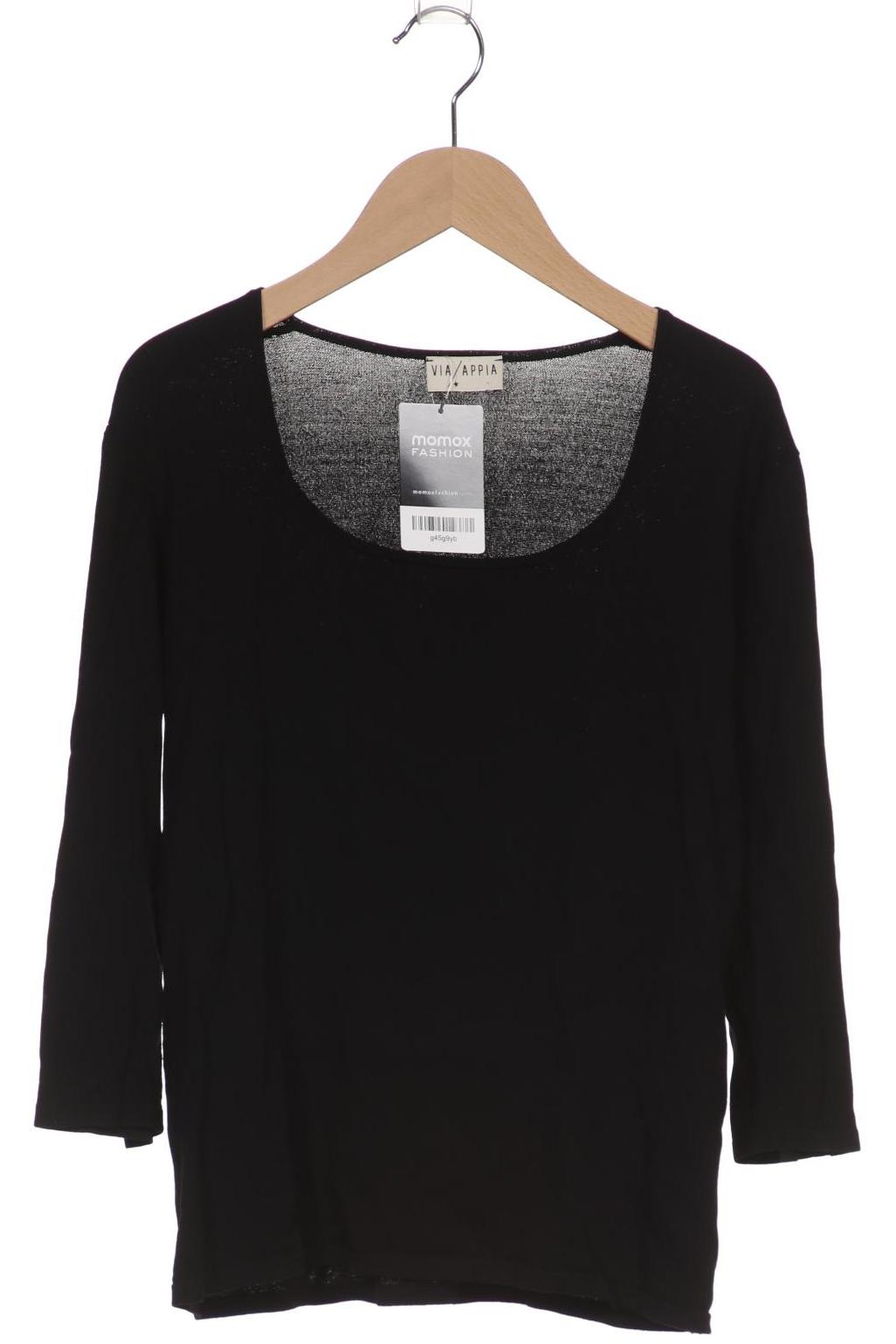 

VIA Appia DUE Damen Langarmshirt, schwarz, Gr. 42
