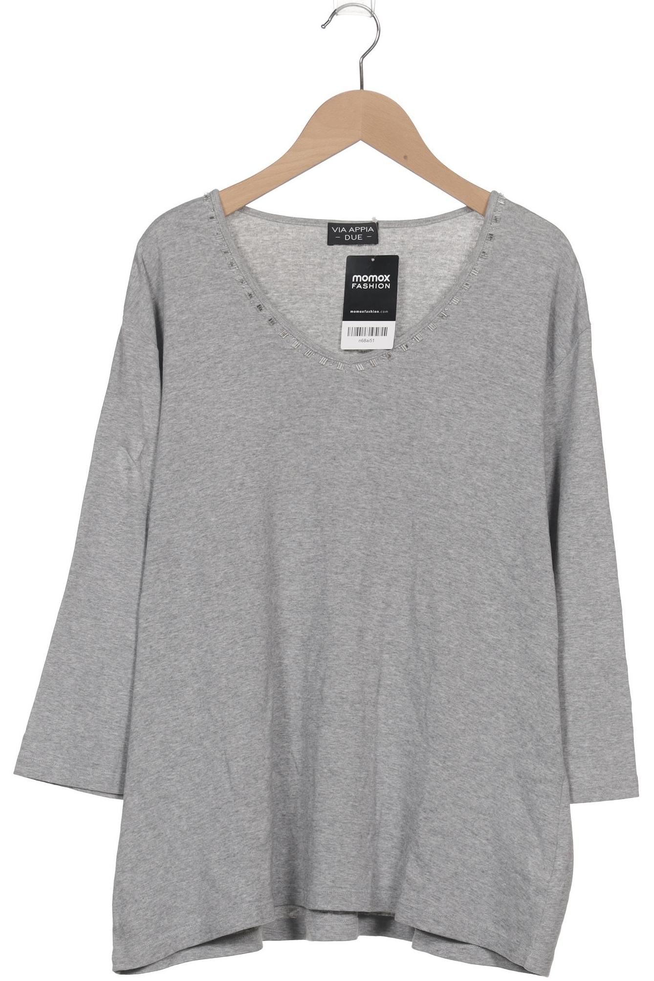 

VIA Appia DUE Damen Langarmshirt, grau, Gr. 46