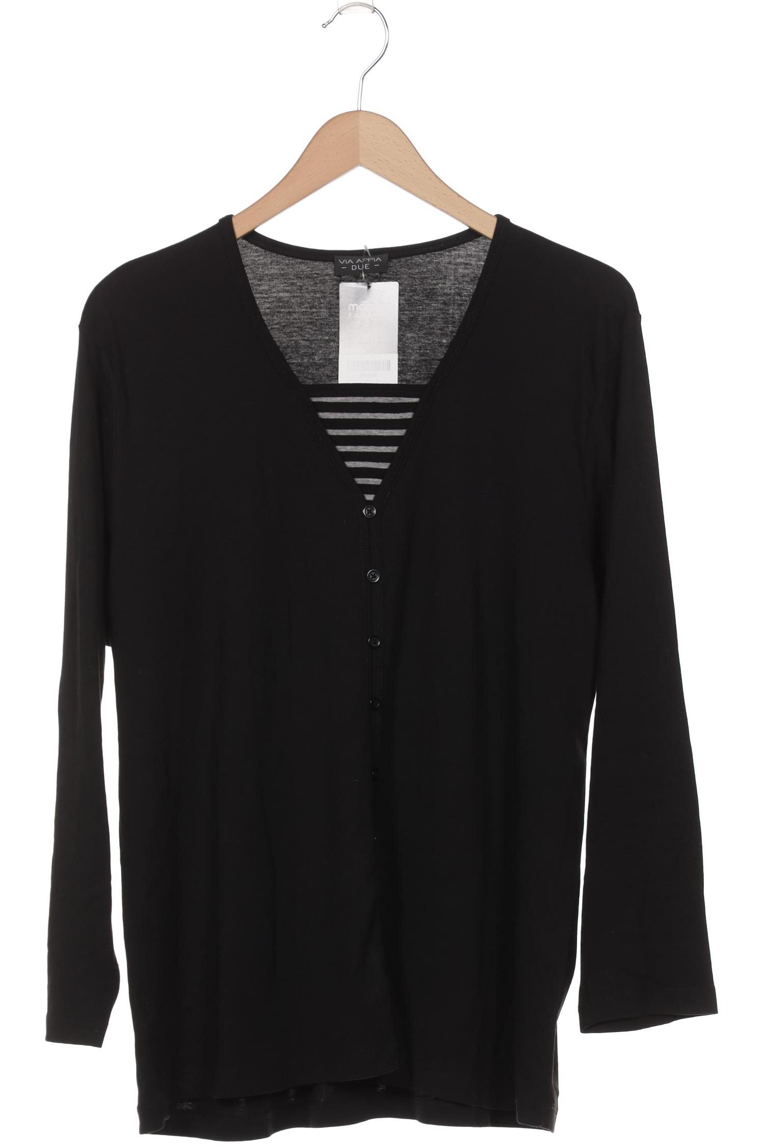 

VIA Appia DUE Damen Langarmshirt, schwarz, Gr. 50