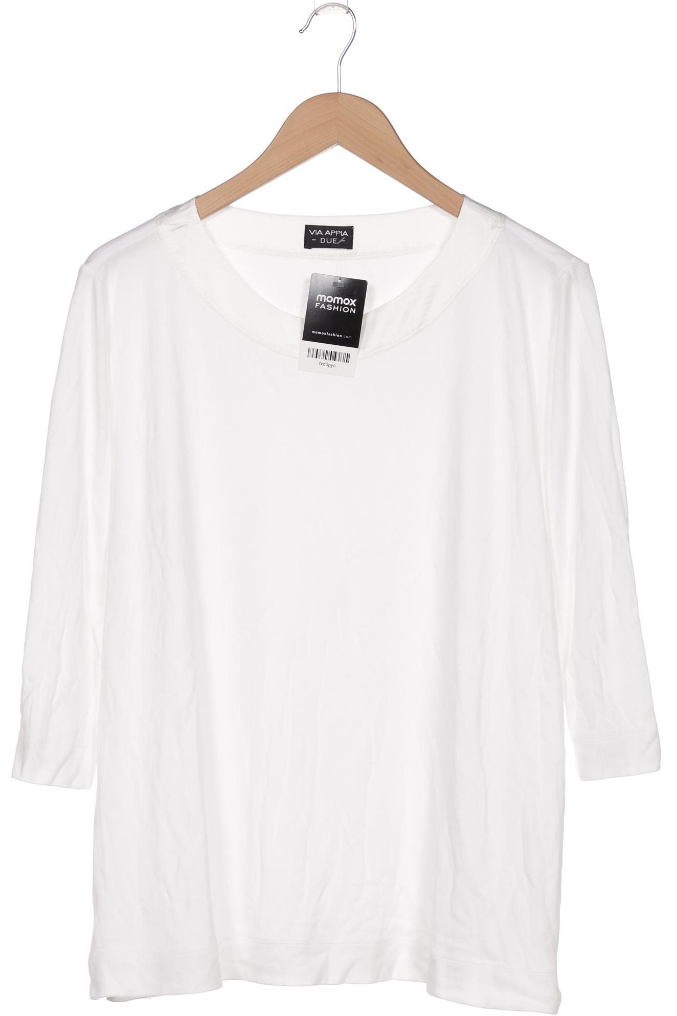 

VIA Appia DUE Damen Langarmshirt, weiß, Gr. 46