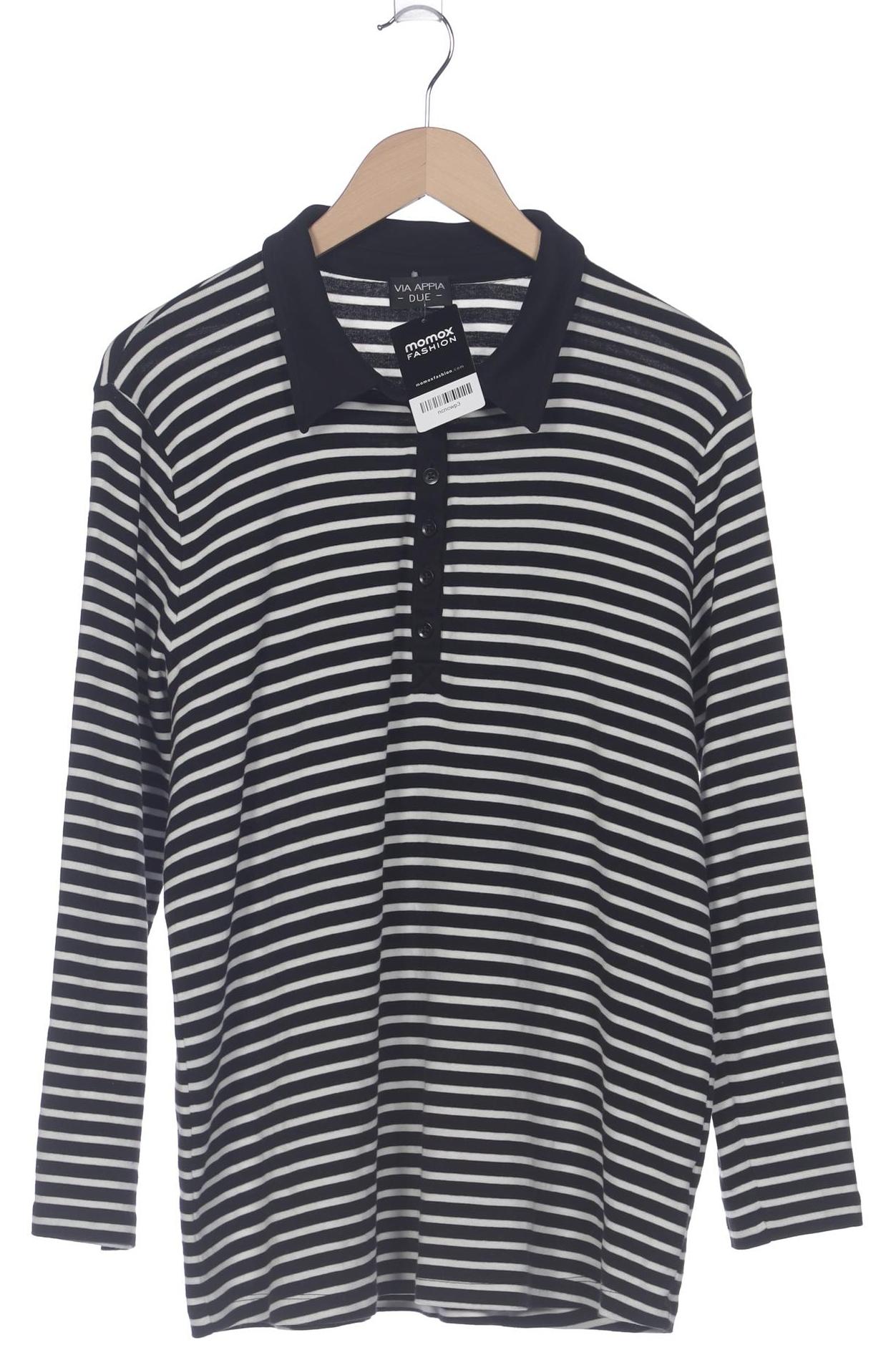 

VIA Appia DUE Damen Poloshirt, schwarz, Gr. 48