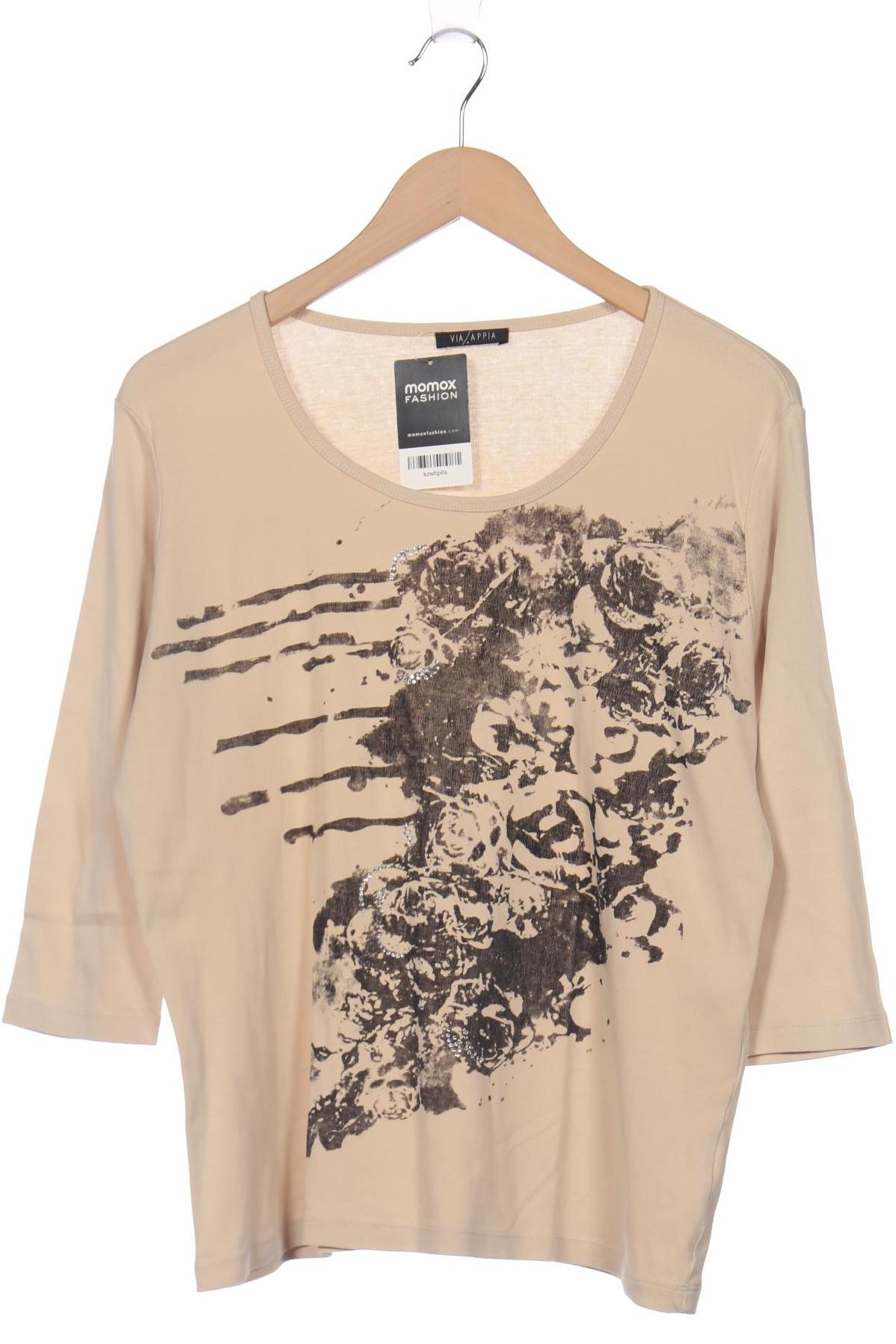 

VIA Appia DUE Damen Langarmshirt, beige, Gr. 46