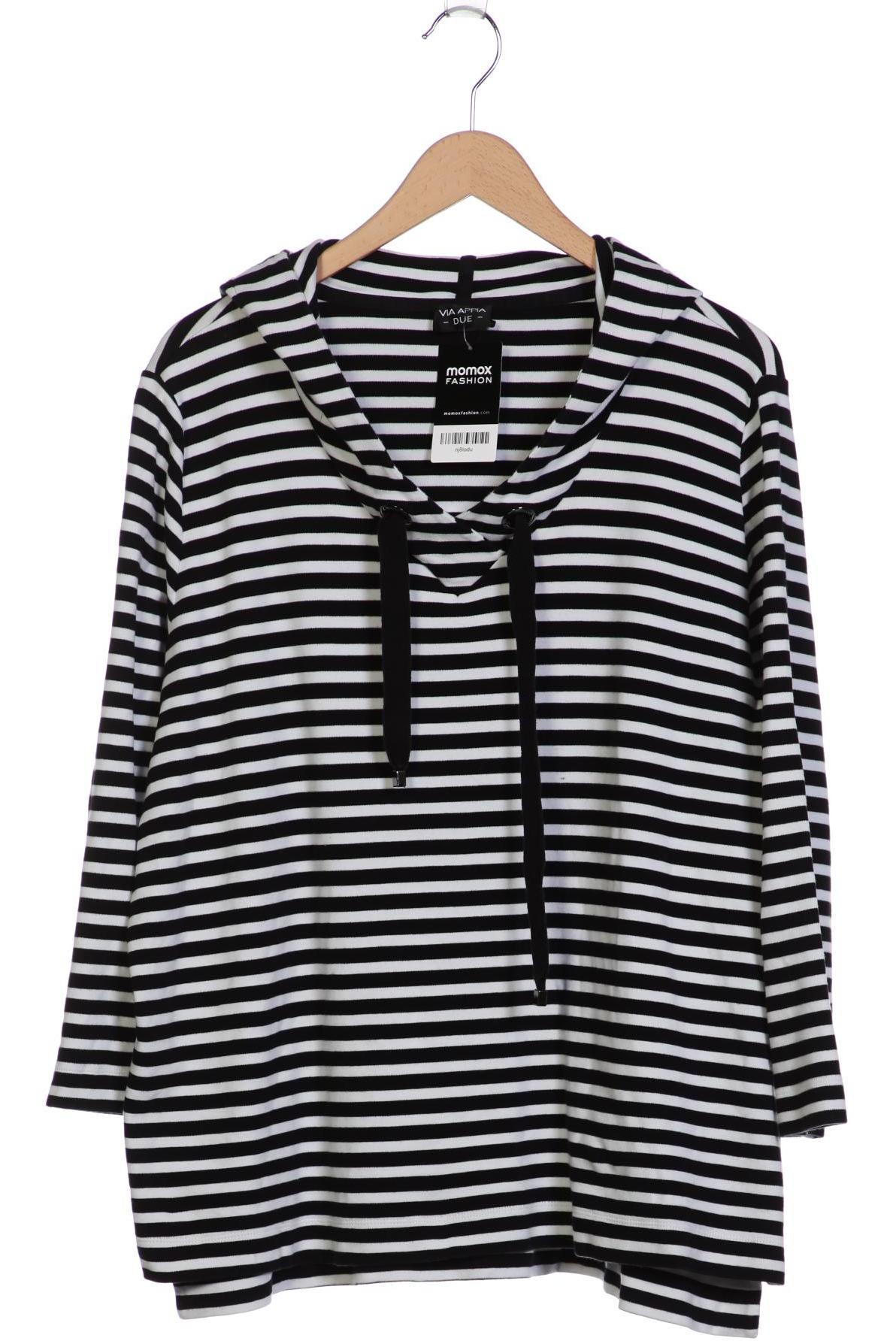 

VIA Appia DUE Damen Kapuzenpullover, schwarz, Gr. 48