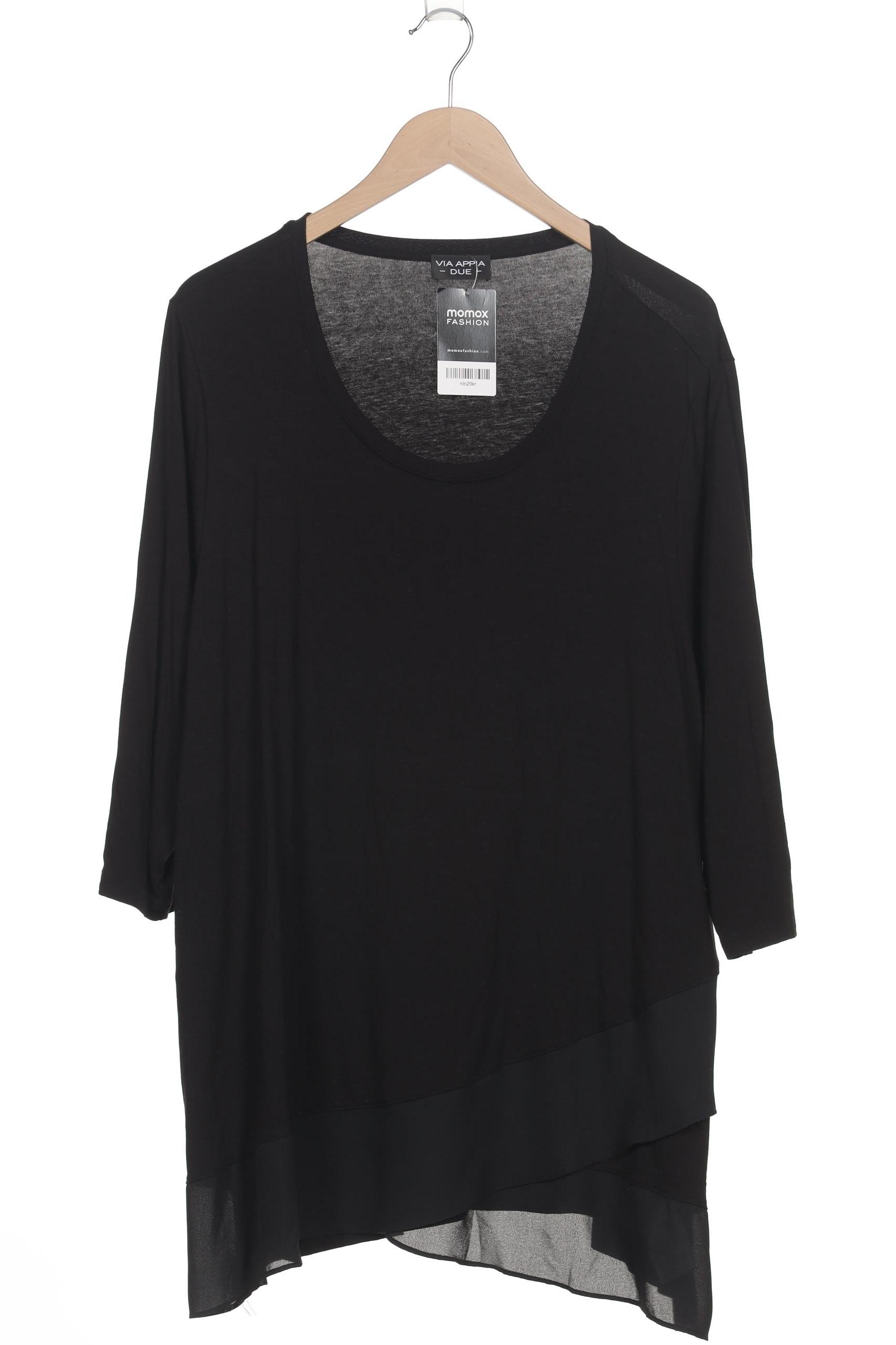 

VIA Appia DUE Damen Langarmshirt, schwarz, Gr. 52