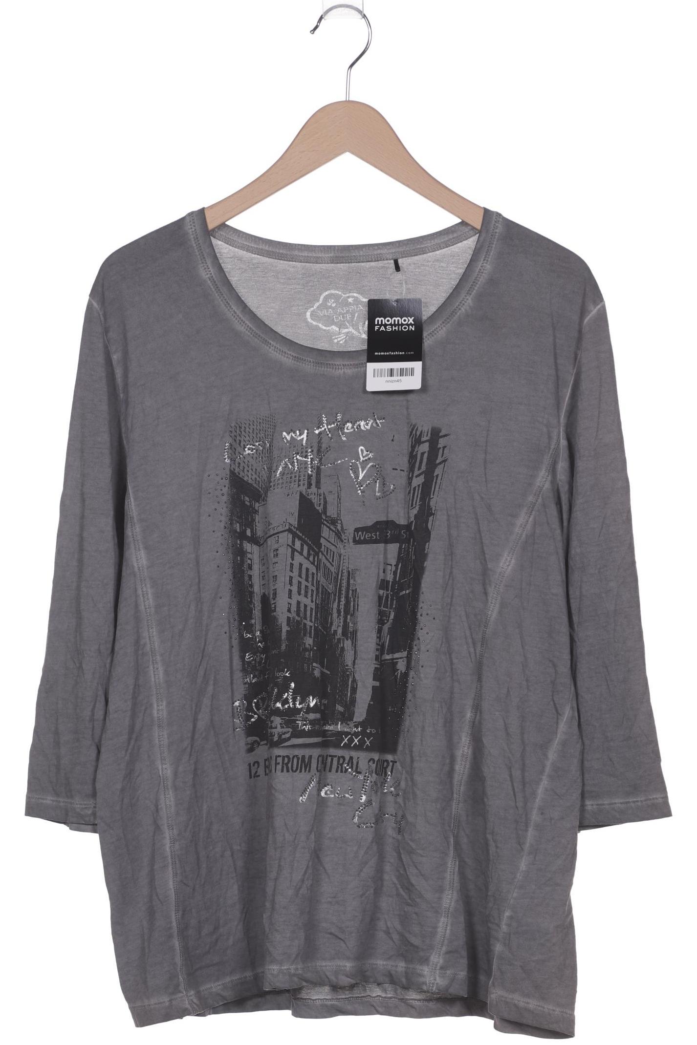 

VIA Appia DUE Damen Langarmshirt, grau, Gr. 48
