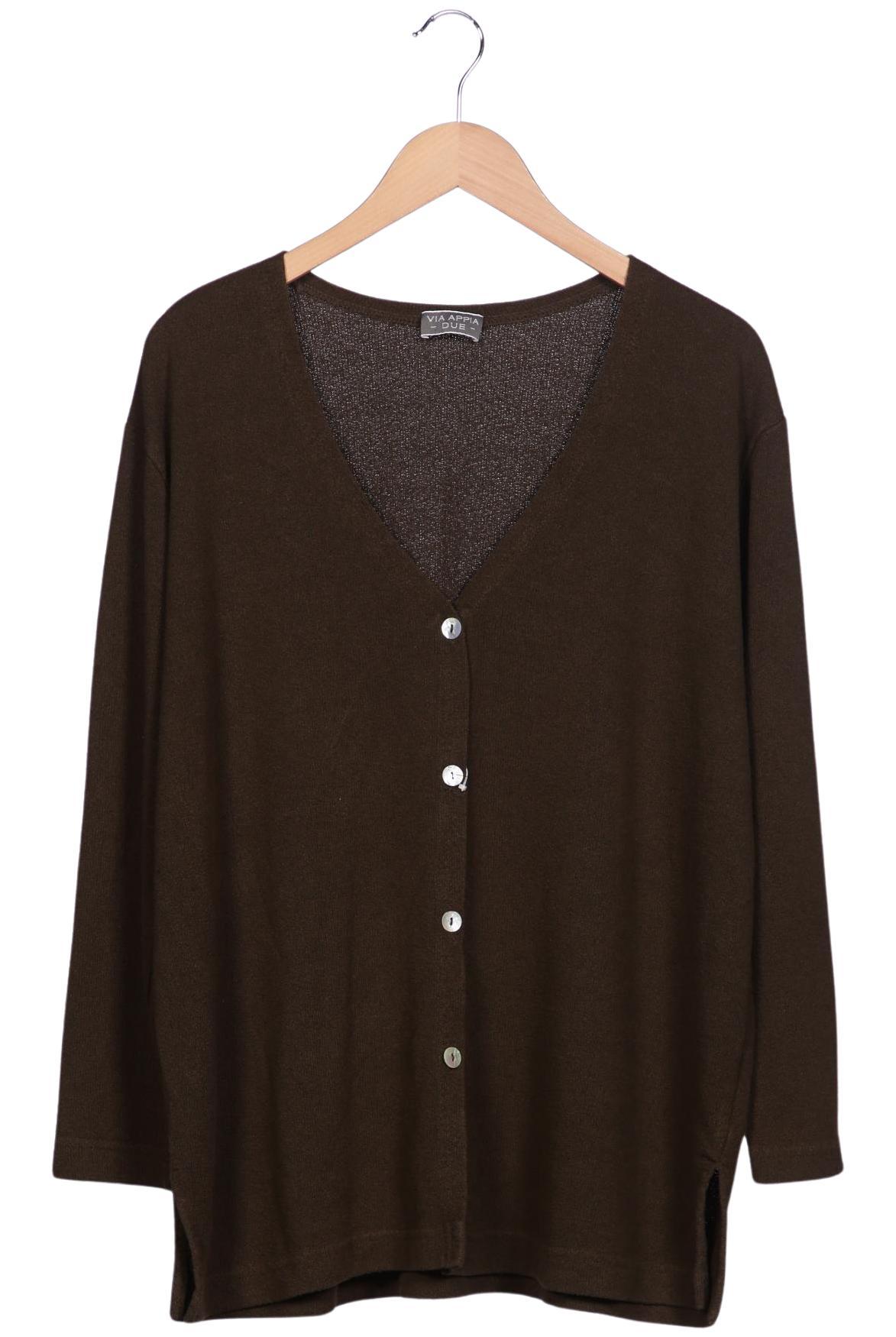 

VIA Appia DUE Damen Strickjacke, braun, Gr. 50