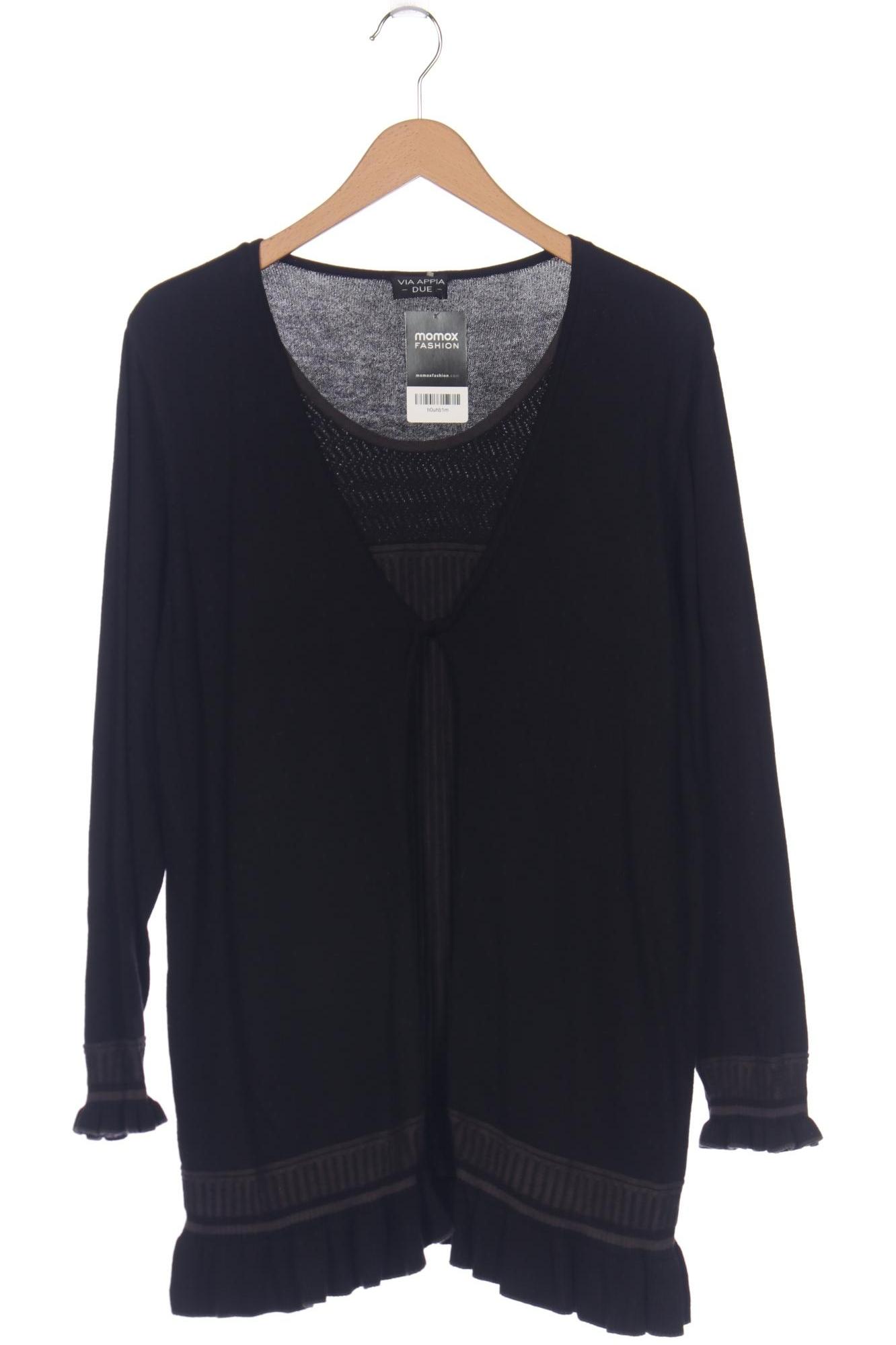 

VIA Appia DUE Damen Pullover, schwarz, Gr. 48