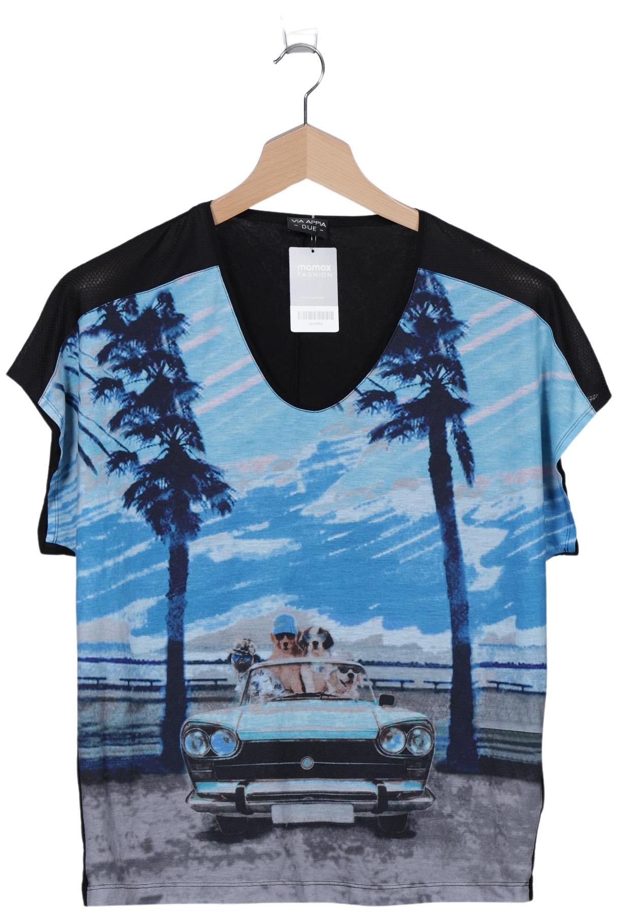 

VIA Appia DUE Damen T-Shirt, blau, Gr. 46