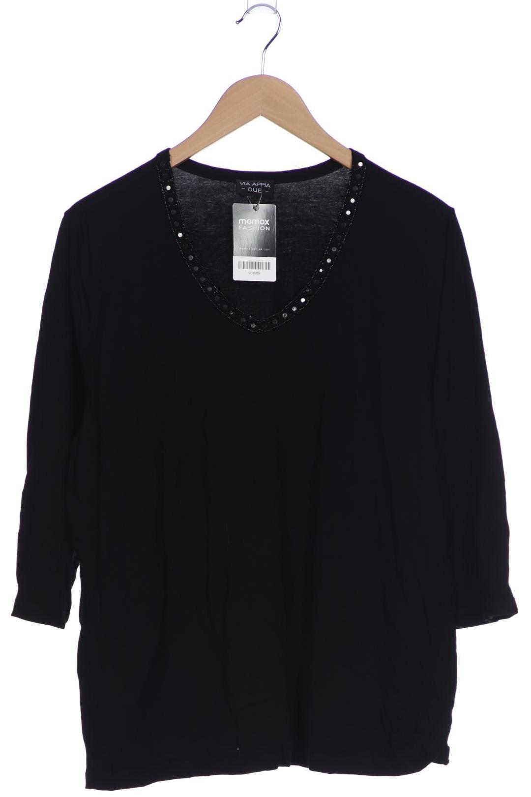 

VIA Appia DUE Damen Langarmshirt, schwarz, Gr. 48