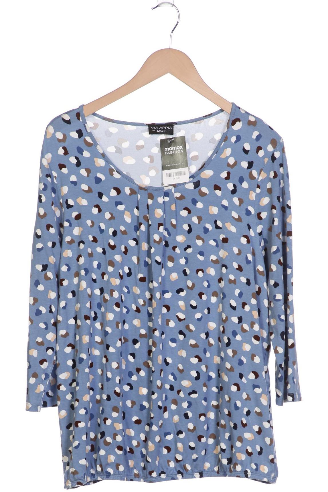 

VIA Appia DUE Damen Langarmshirt, blau, Gr. 44