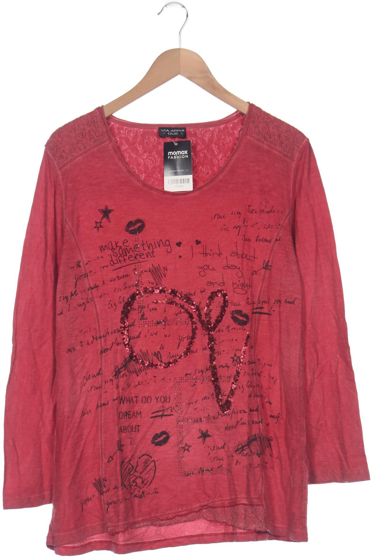 

VIA Appia DUE Damen Langarmshirt, rot, Gr. 46