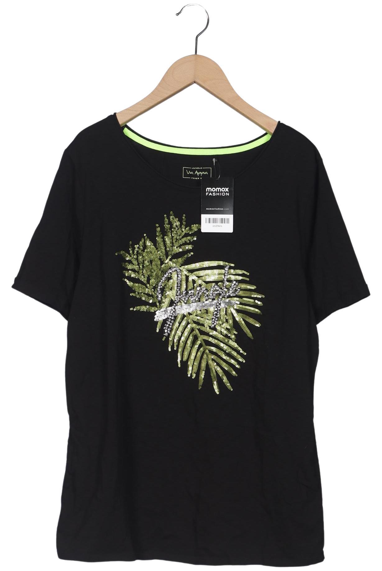 

VIA Appia DUE Damen T-Shirt, schwarz, Gr. 44
