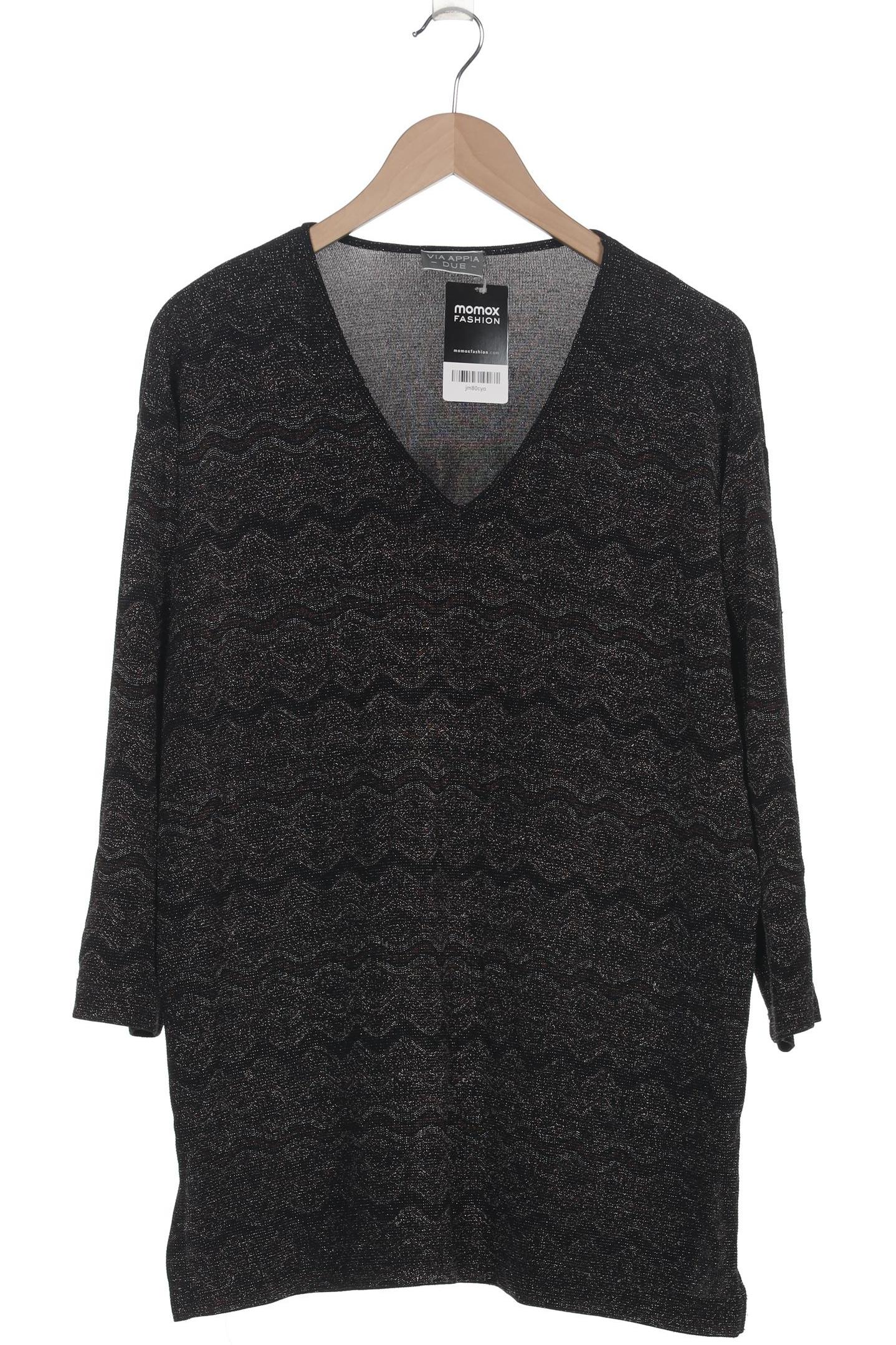 

VIA Appia DUE Damen Langarmshirt, schwarz, Gr. 46