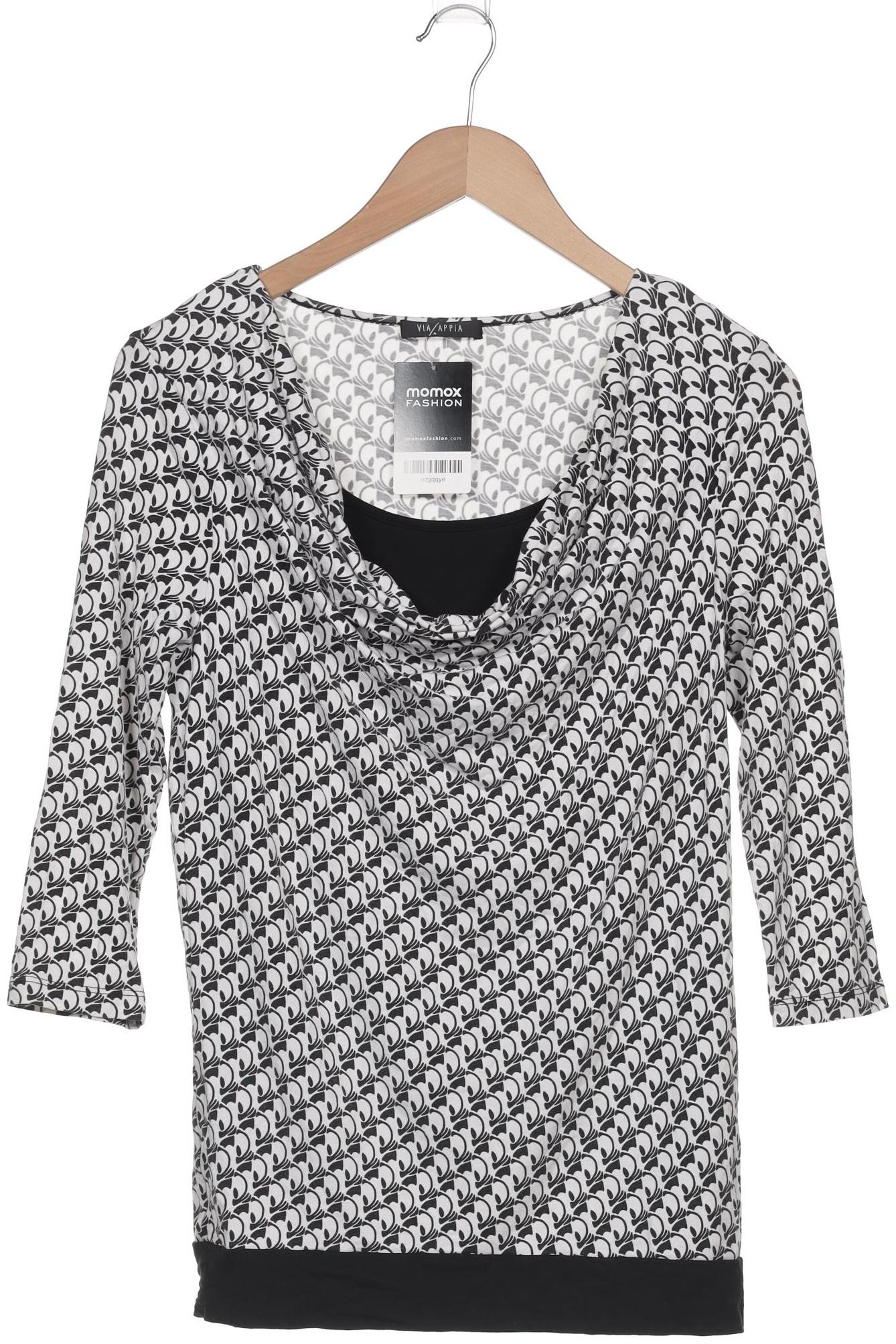 

VIA Appia DUE Damen Langarmshirt, weiß, Gr. 36