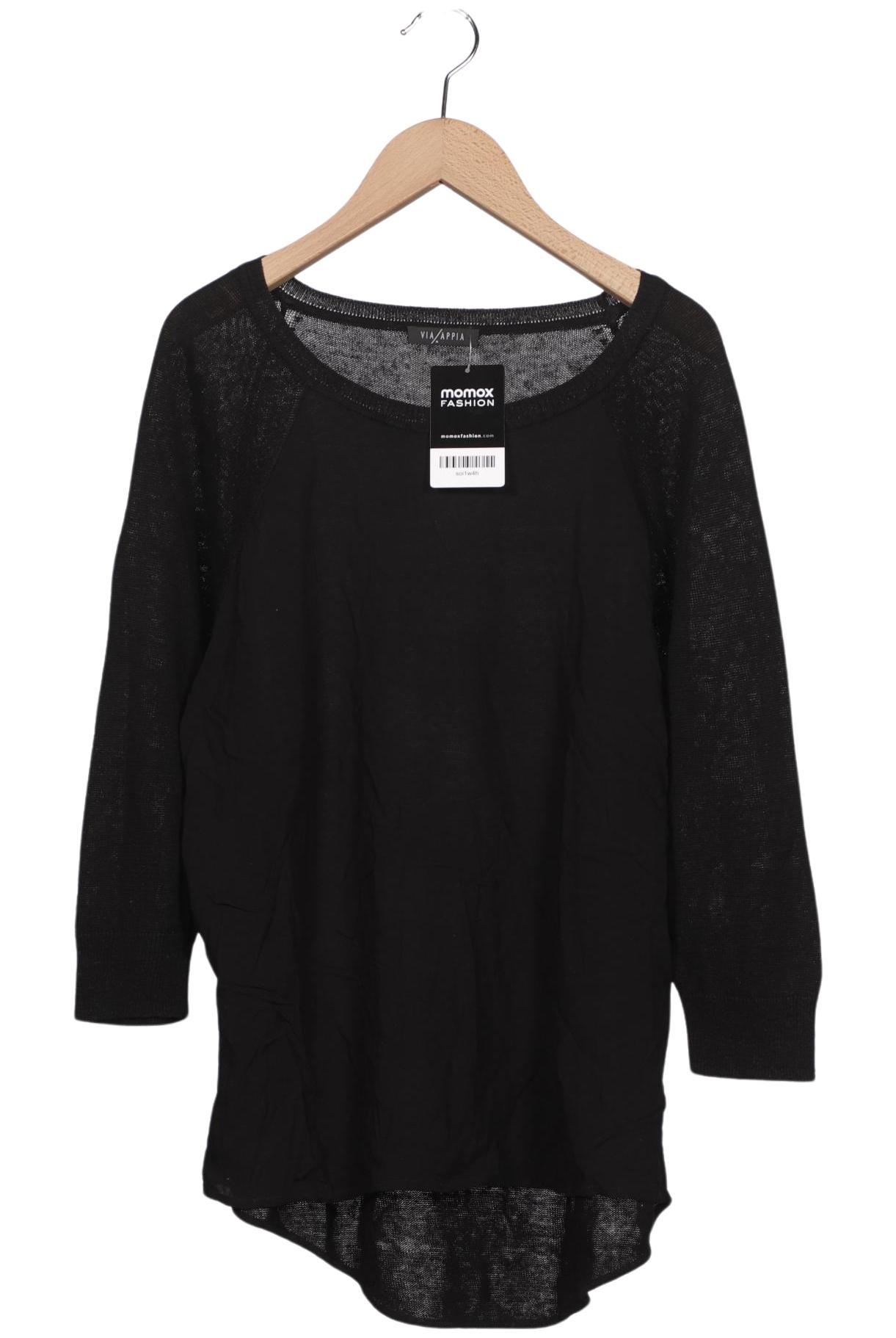 

VIA Appia DUE Damen Pullover, schwarz, Gr. 42