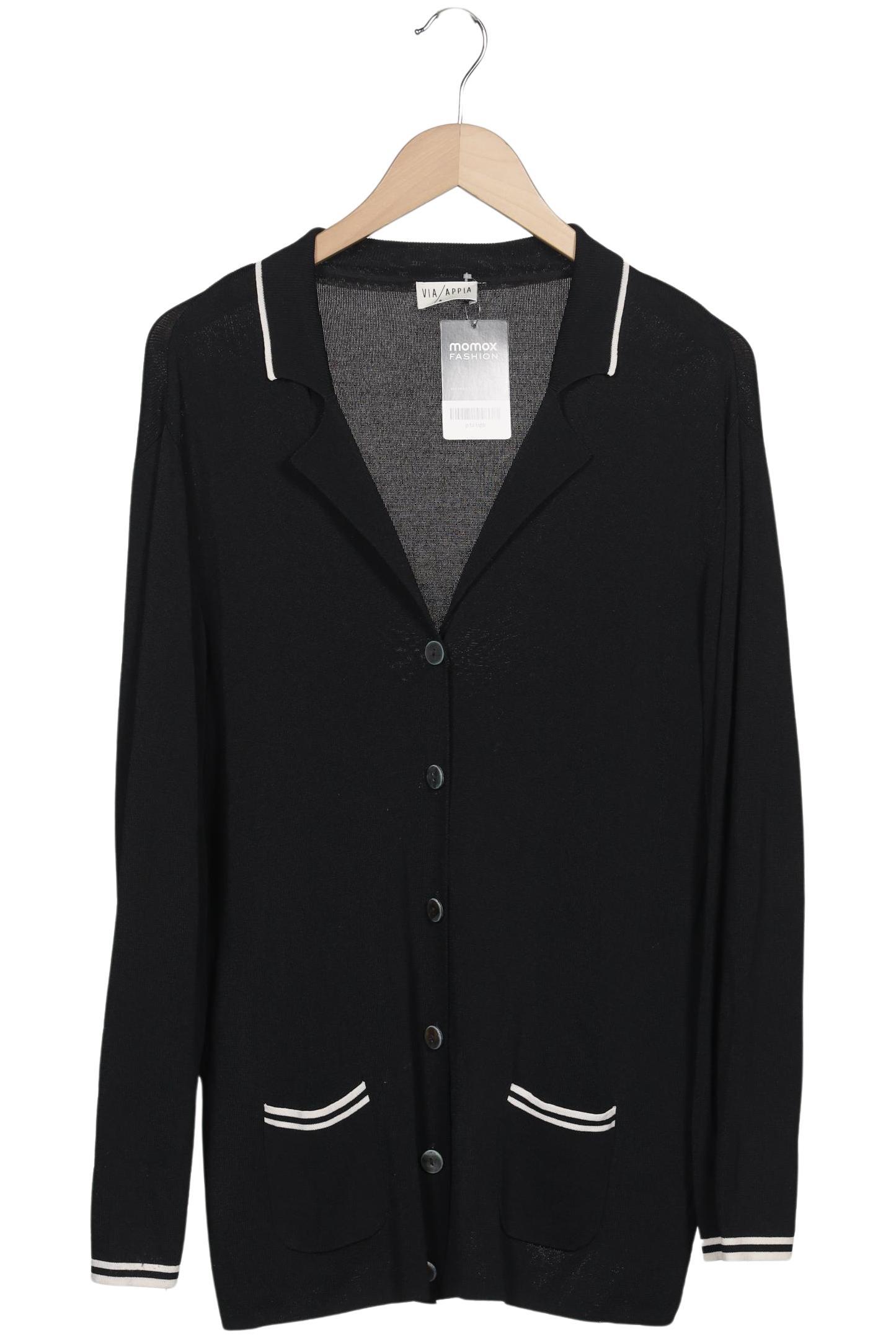 

VIA Appia DUE Damen Strickjacke, schwarz, Gr. 46