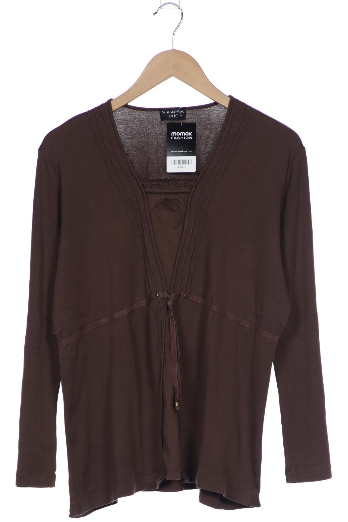 

VIA Appia DUE Damen Langarmshirt, braun, Gr. 46
