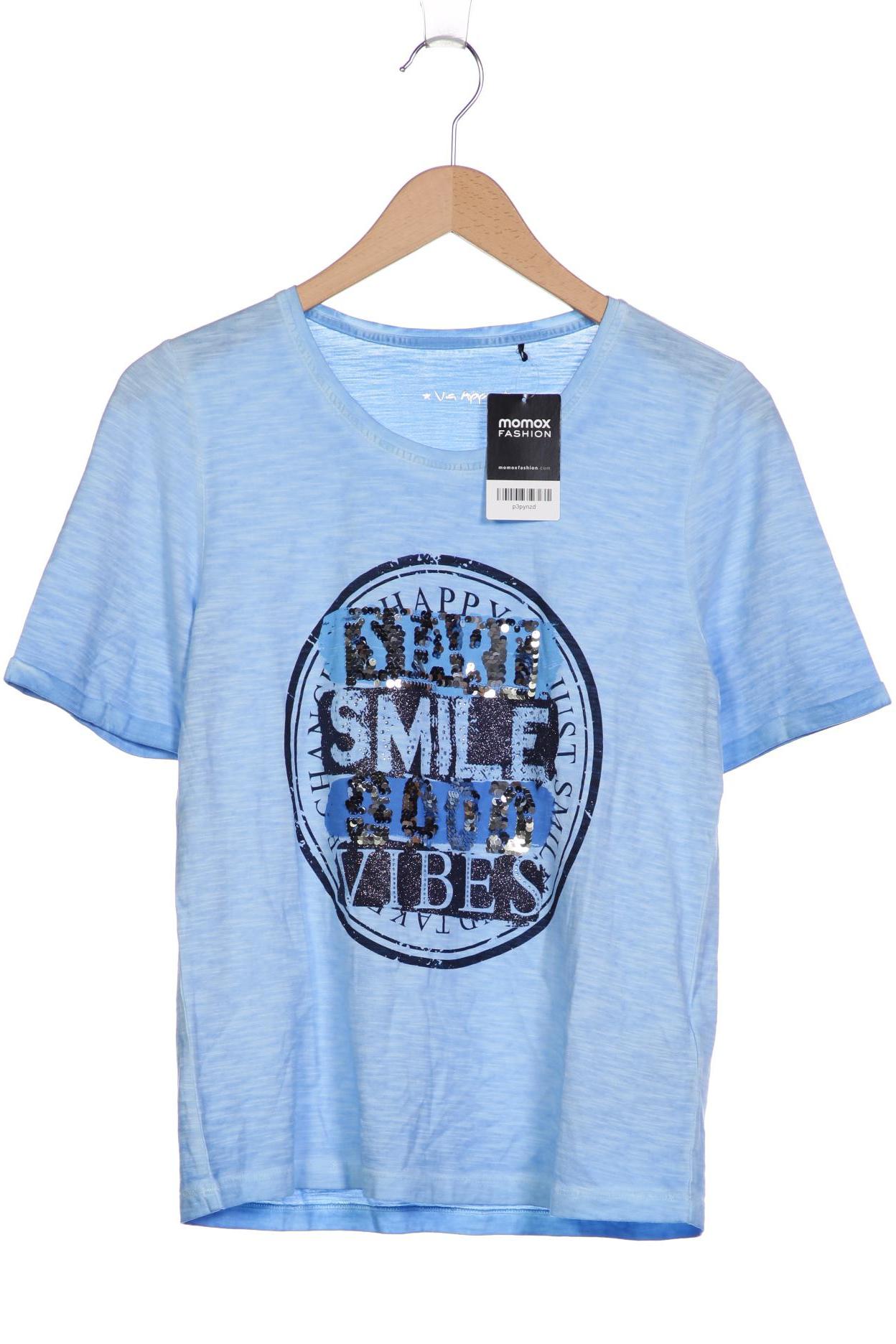 

VIA Appia DUE Damen T-Shirt, blau, Gr. 36