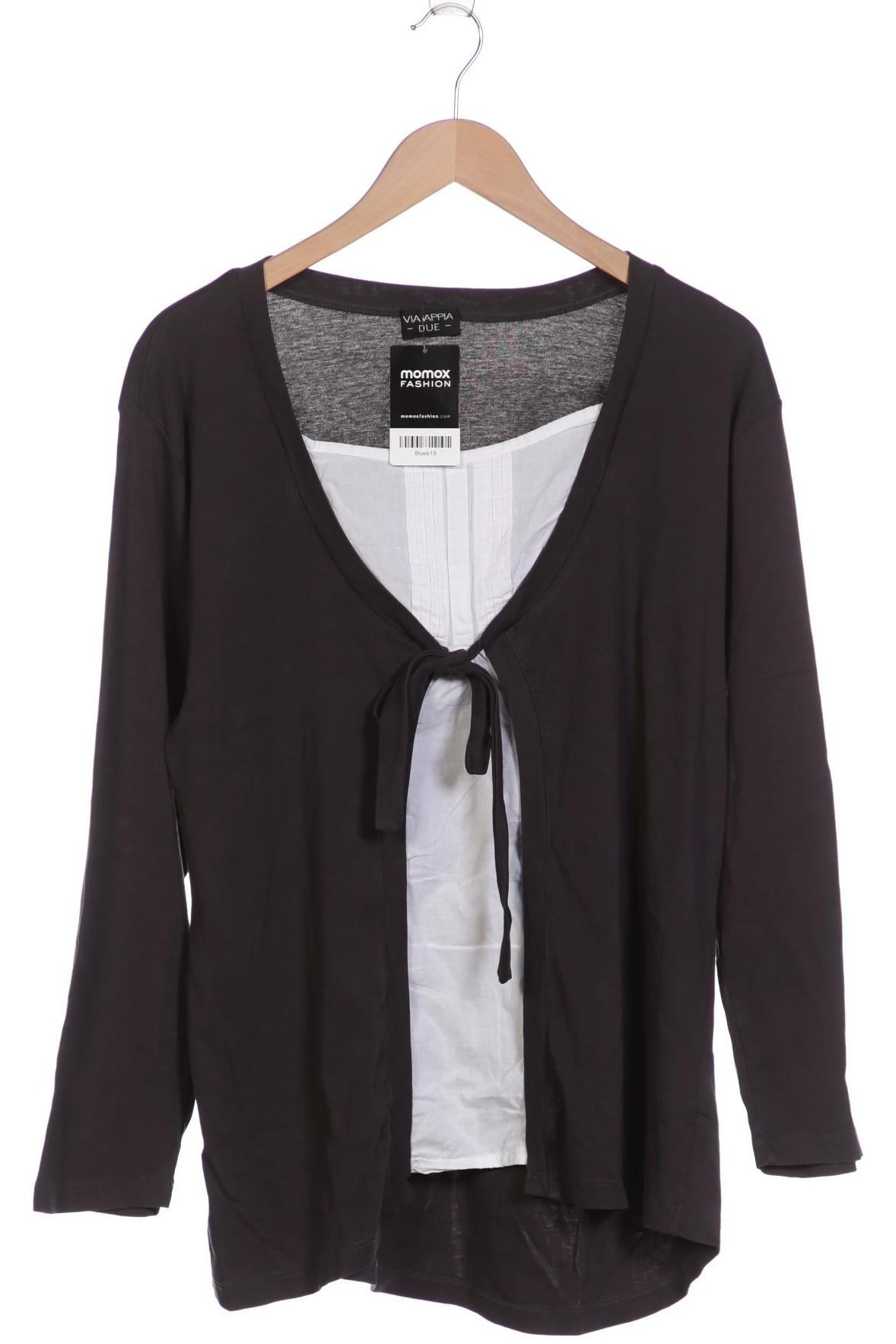 

VIA Appia DUE Damen Langarmshirt, grau, Gr. 52