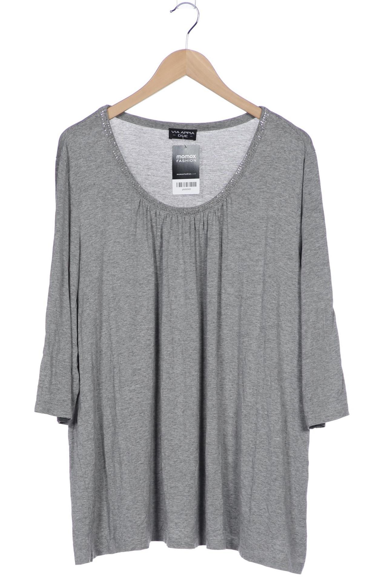 

VIA Appia DUE Damen Langarmshirt, grau, Gr. 50