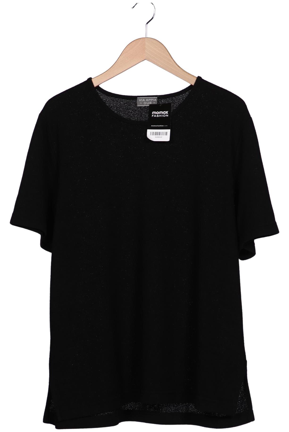 

VIA Appia DUE Damen T-Shirt, schwarz, Gr. 48