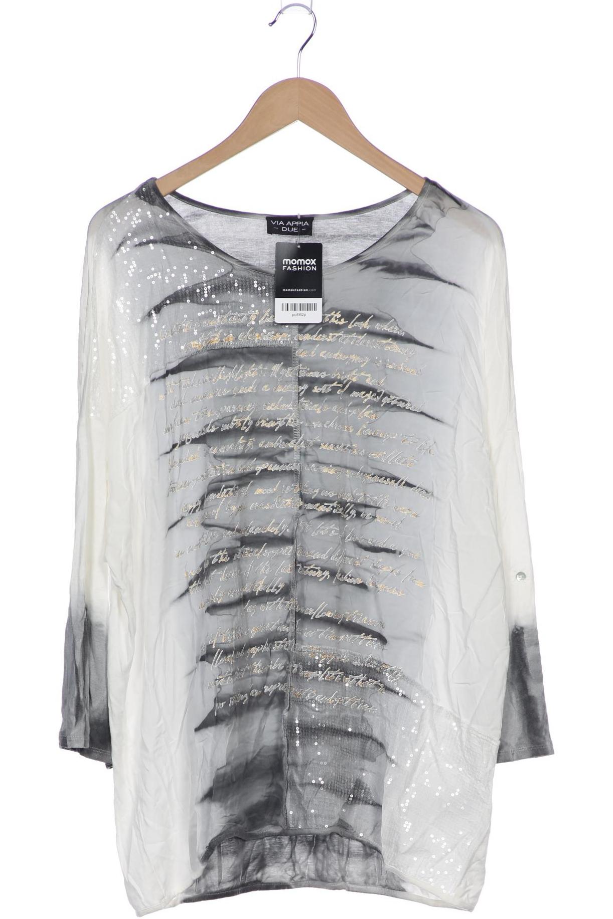 

VIA Appia DUE Damen Langarmshirt, grau, Gr. 46