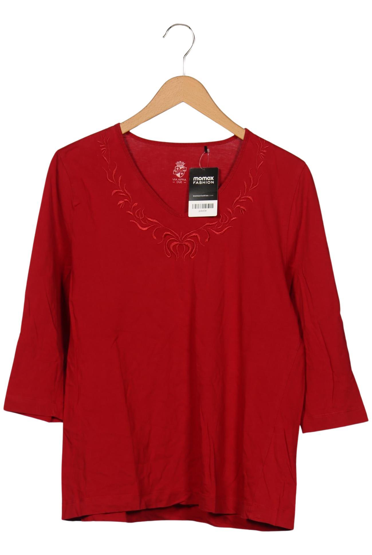 

VIA Appia DUE Damen Langarmshirt, rot, Gr. 44