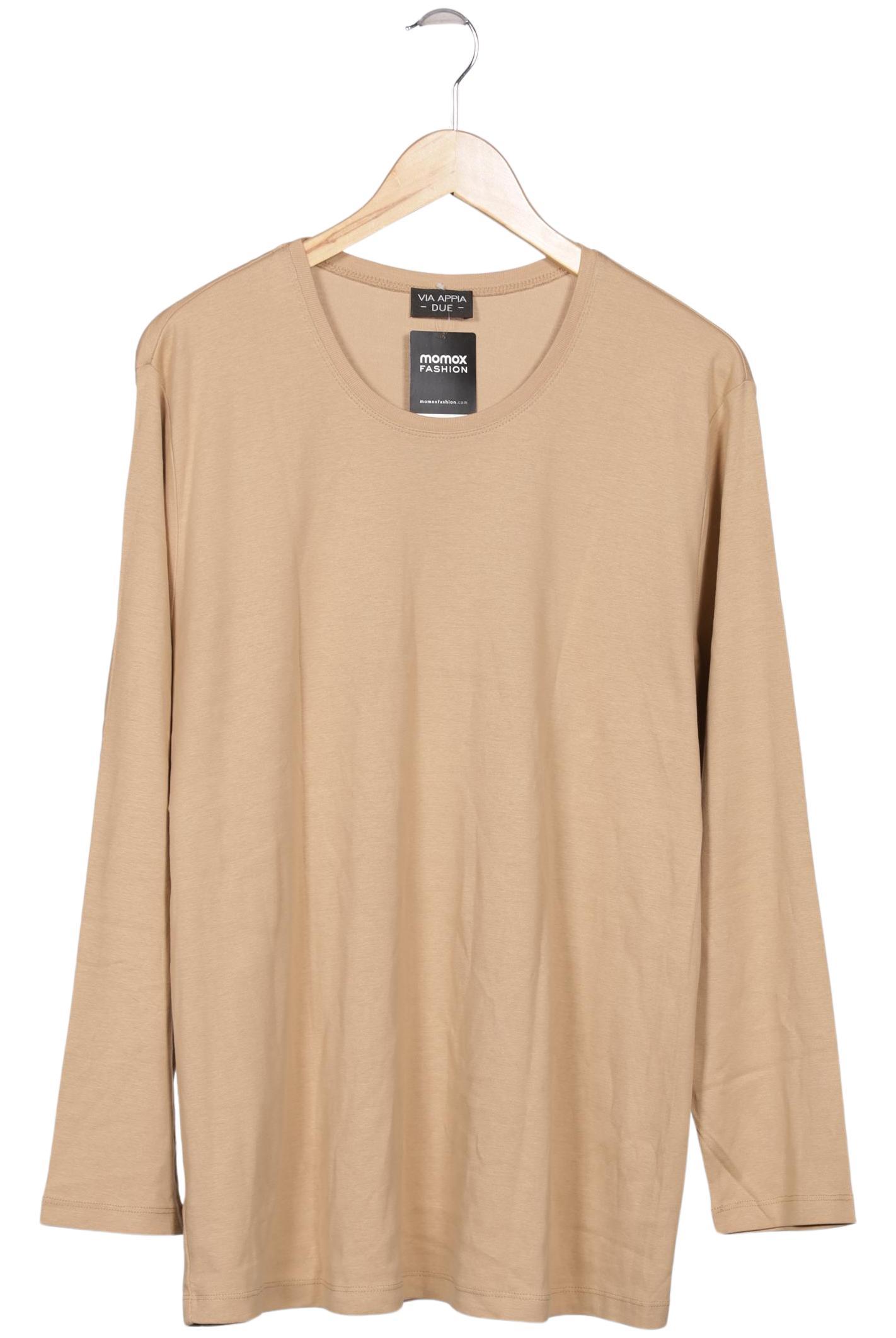 

VIA Appia DUE Damen Langarmshirt, beige, Gr. 52