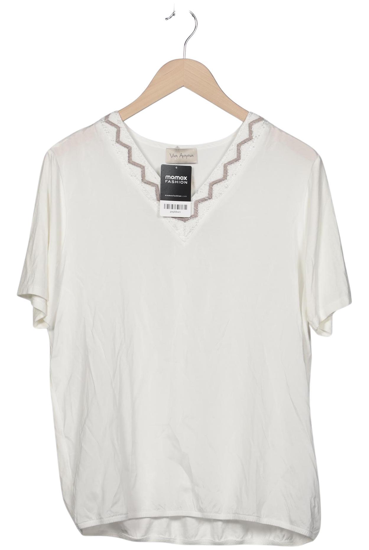 

VIA Appia DUE Damen T-Shirt, weiß, Gr. 44