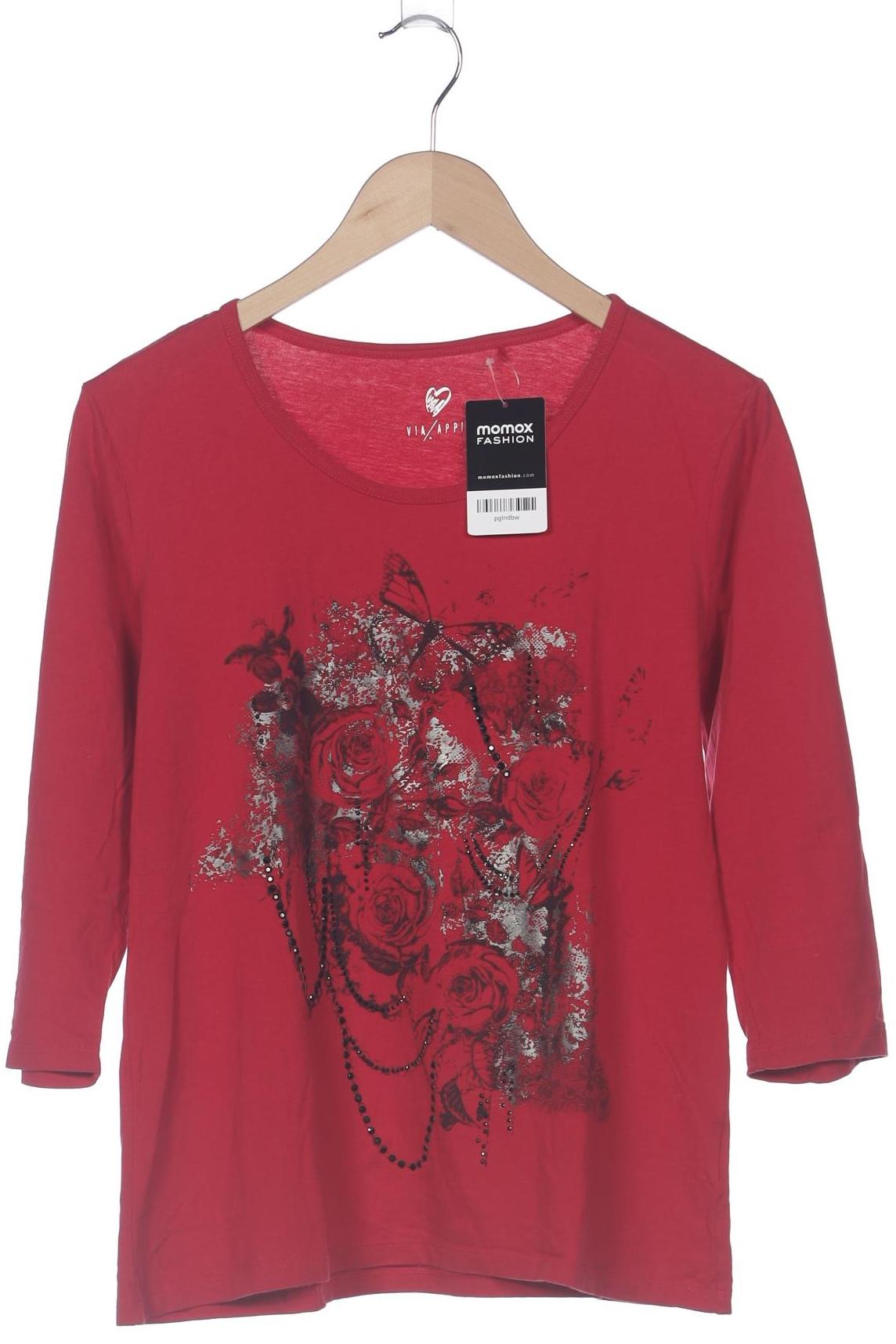 

VIA Appia DUE Damen Langarmshirt, rot, Gr. 38