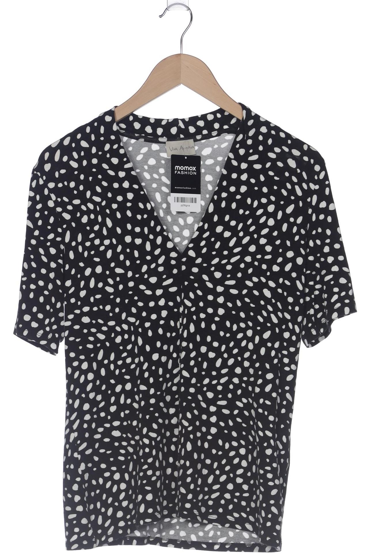 

VIA Appia DUE Damen T-Shirt, schwarz, Gr. 38