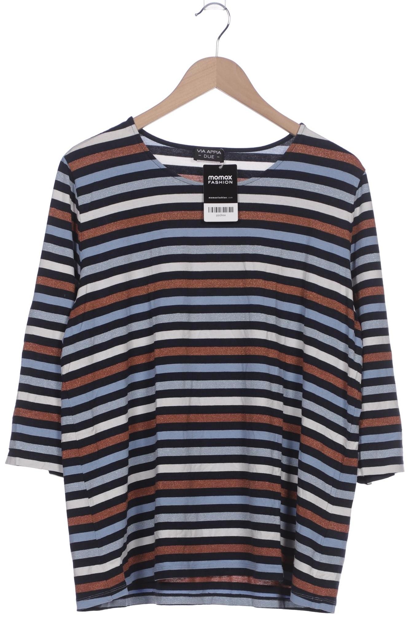 

VIA Appia DUE Damen Langarmshirt, blau, Gr. 48