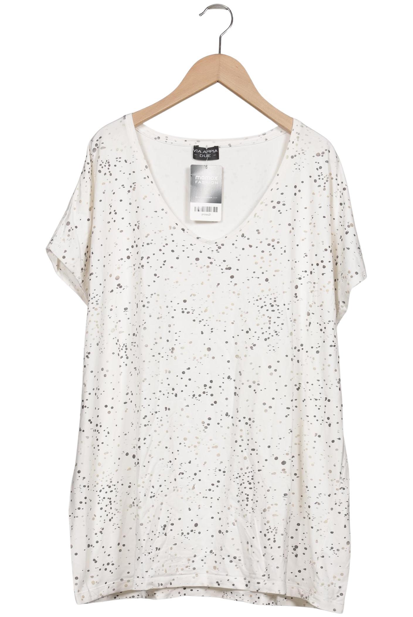 

VIA Appia DUE Damen T-Shirt, weiß, Gr. 52