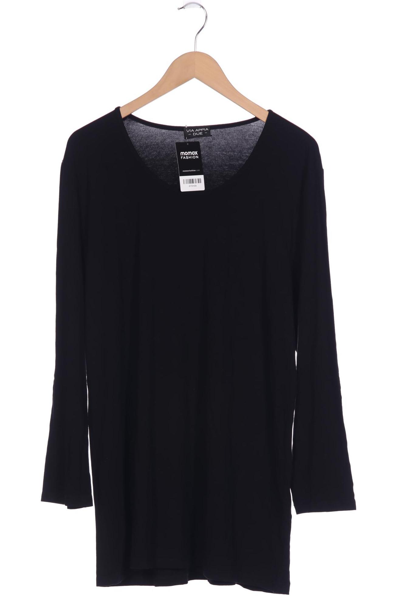 

VIA Appia DUE Damen Langarmshirt, schwarz, Gr. 46