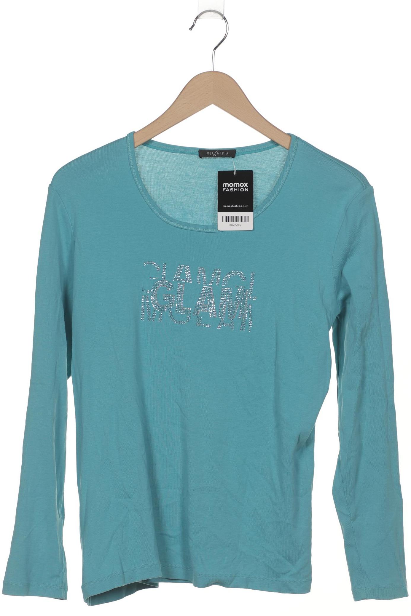 

VIA Appia DUE Damen Langarmshirt, hellblau, Gr. 44