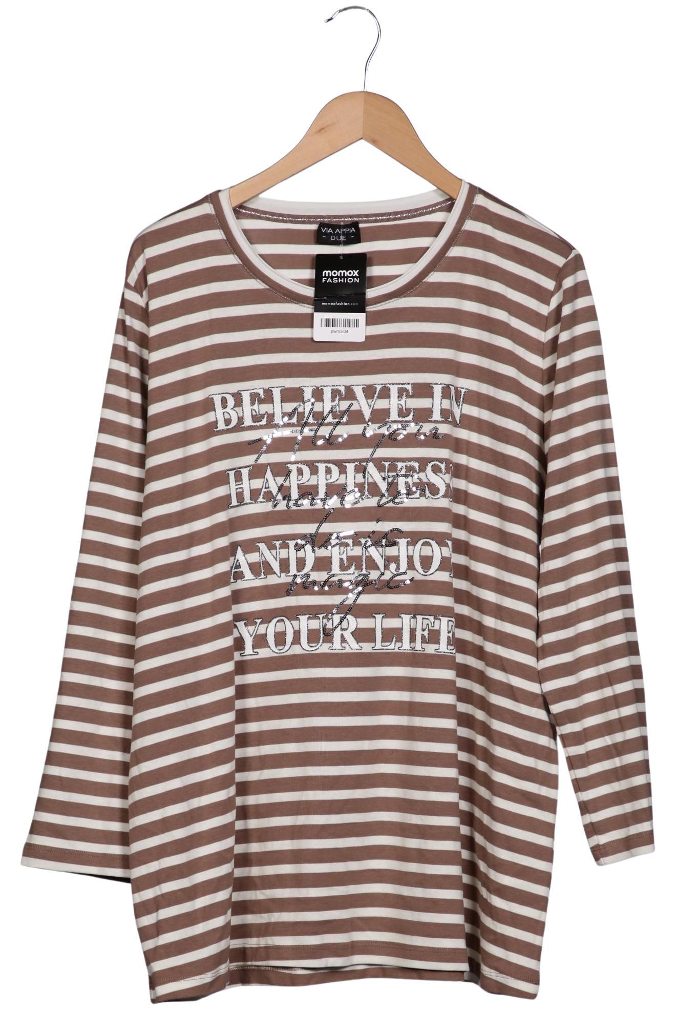 

VIA Appia DUE Damen Langarmshirt, beige, Gr. 50