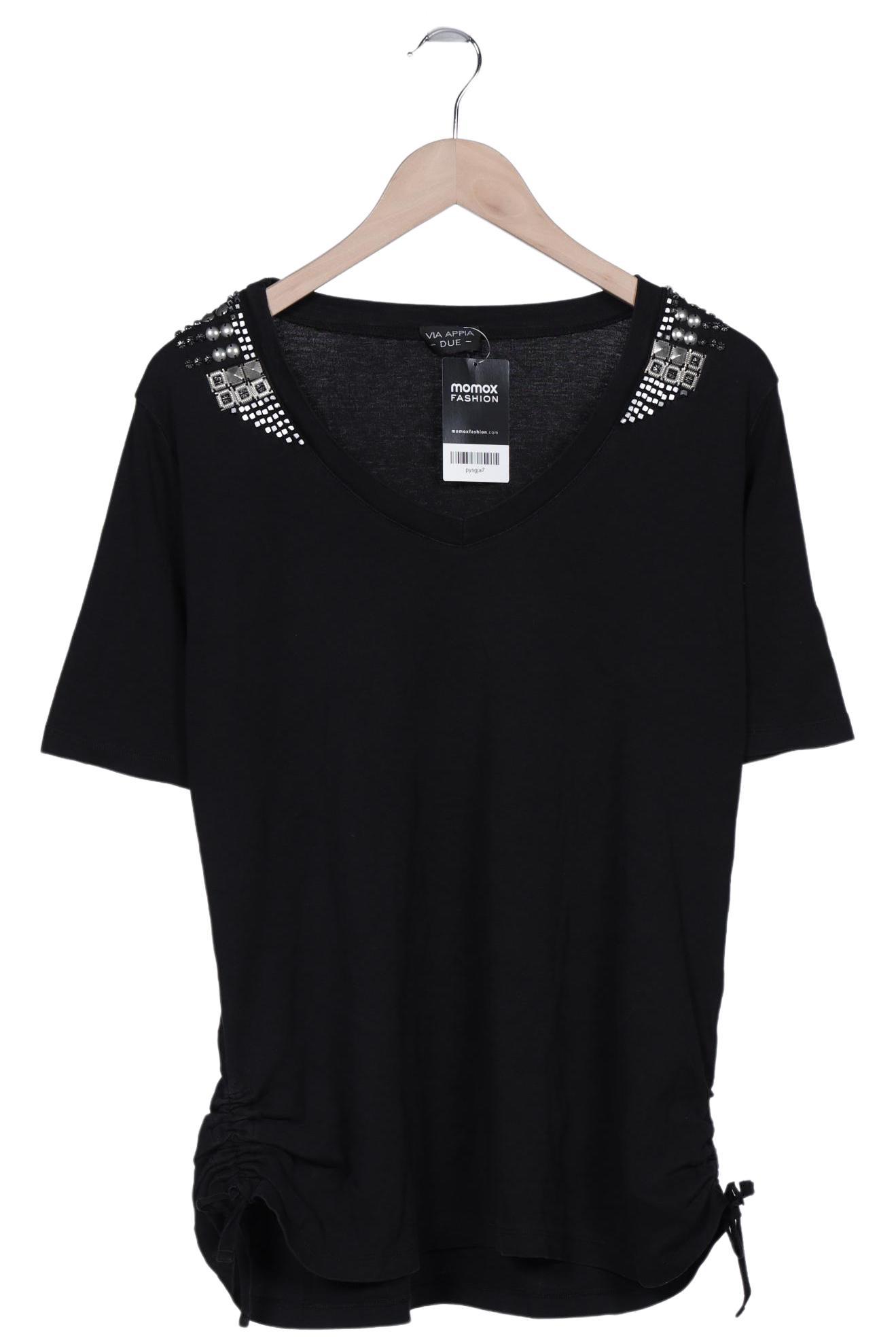

VIA Appia DUE Damen T-Shirt, schwarz, Gr. 48