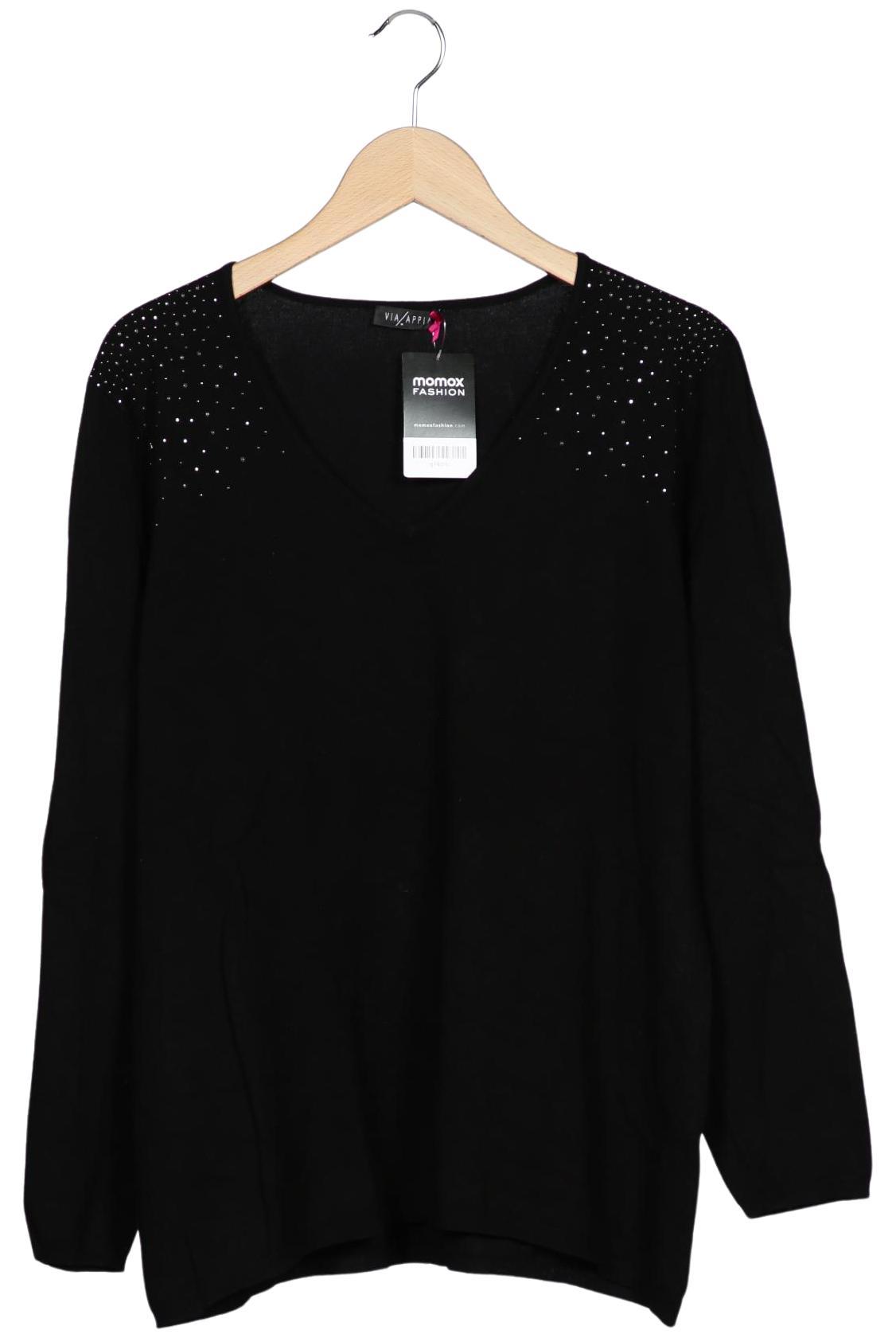 

VIA Appia DUE Damen Pullover, schwarz, Gr. 46