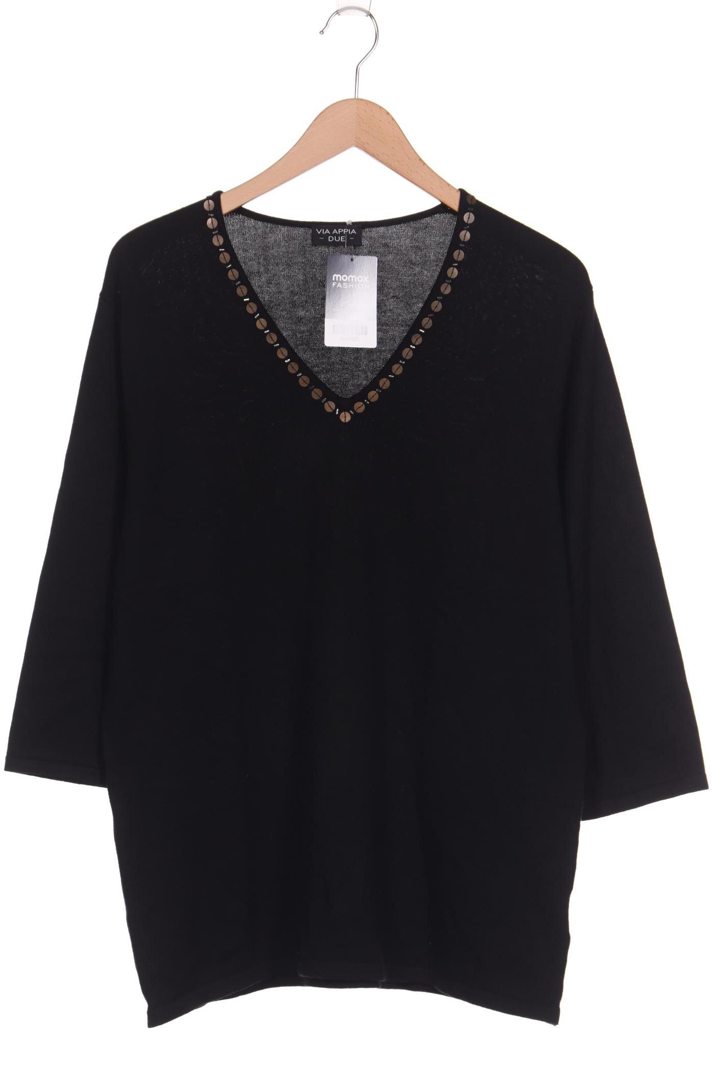 

VIA Appia DUE Damen Pullover, schwarz, Gr. 46