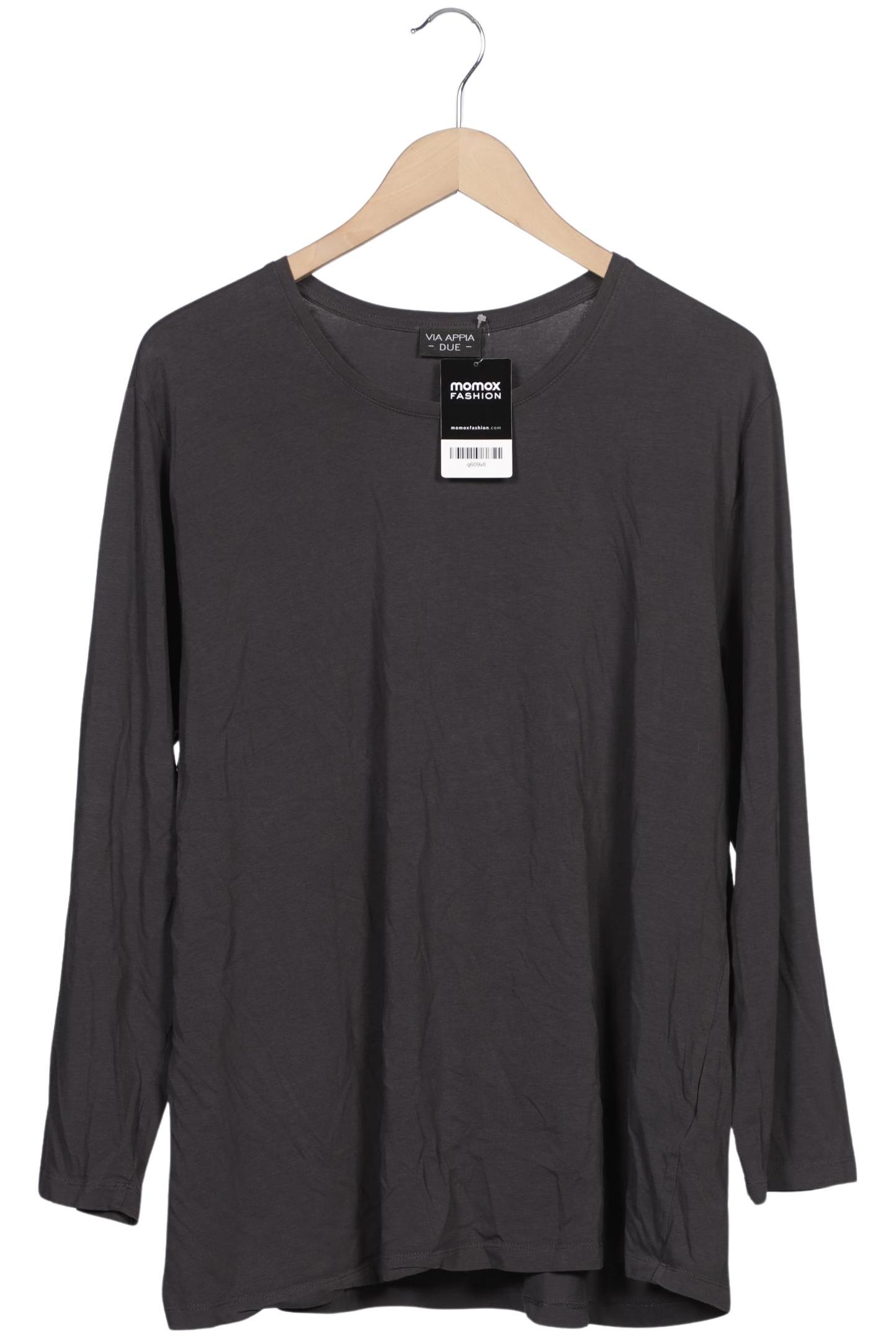 

VIA Appia DUE Damen Langarmshirt, grau, Gr. 50