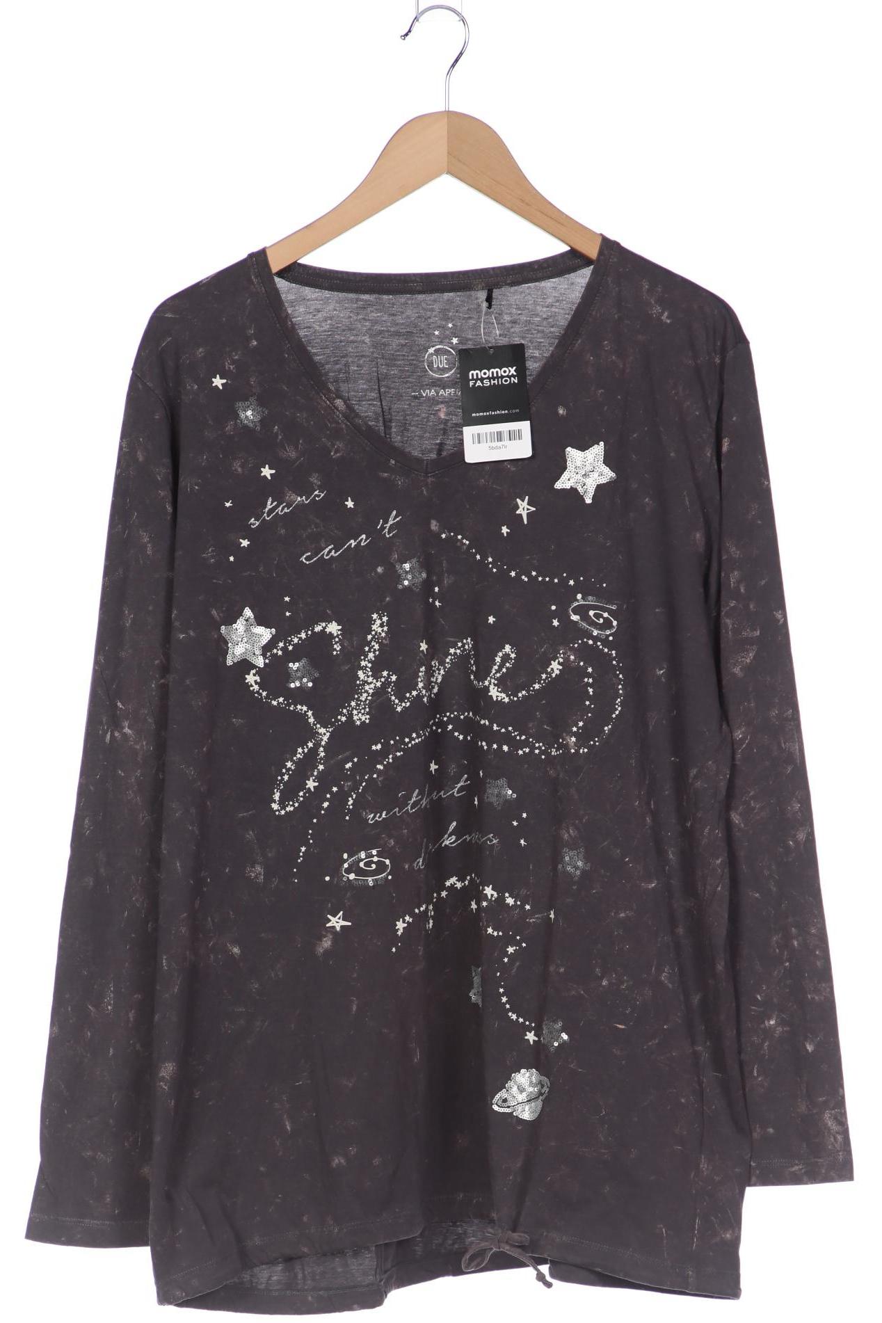 

VIA Appia DUE Damen Langarmshirt, grau, Gr. 50