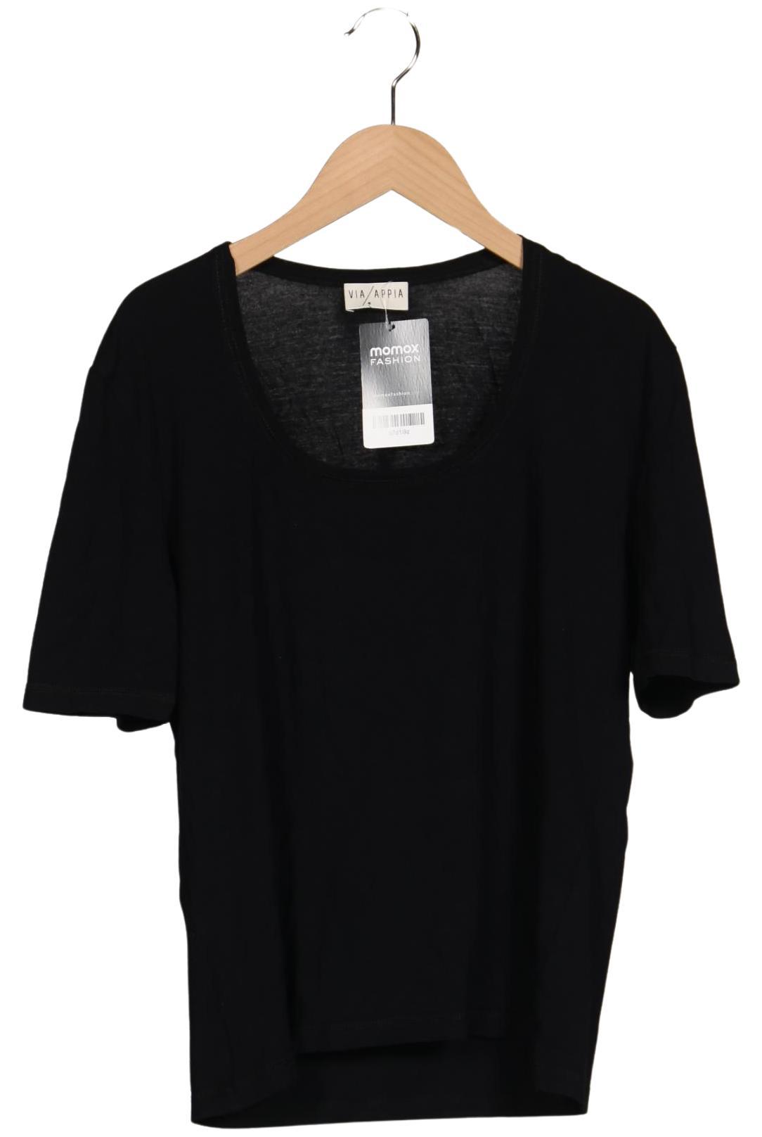 

VIA Appia DUE Damen T-Shirt, schwarz, Gr. 38