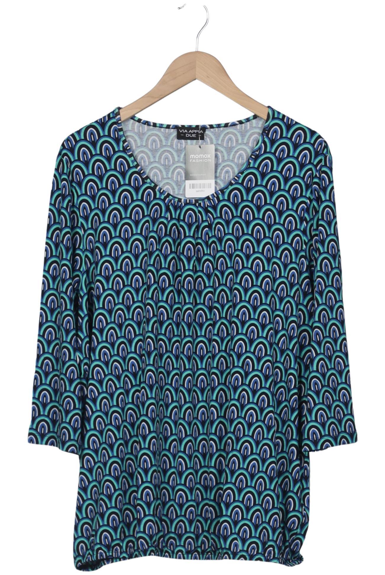 

VIA Appia DUE Damen Langarmshirt, blau, Gr. 50